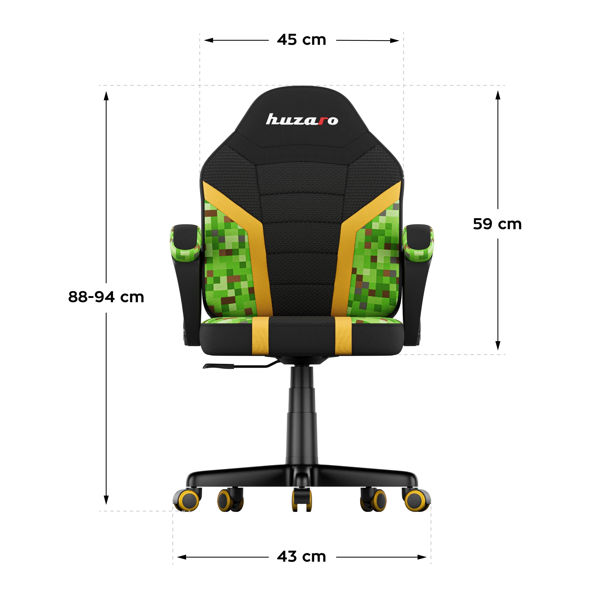Herní židle Huzaro RANGER 1.0 Pixel Mesh pro děti 