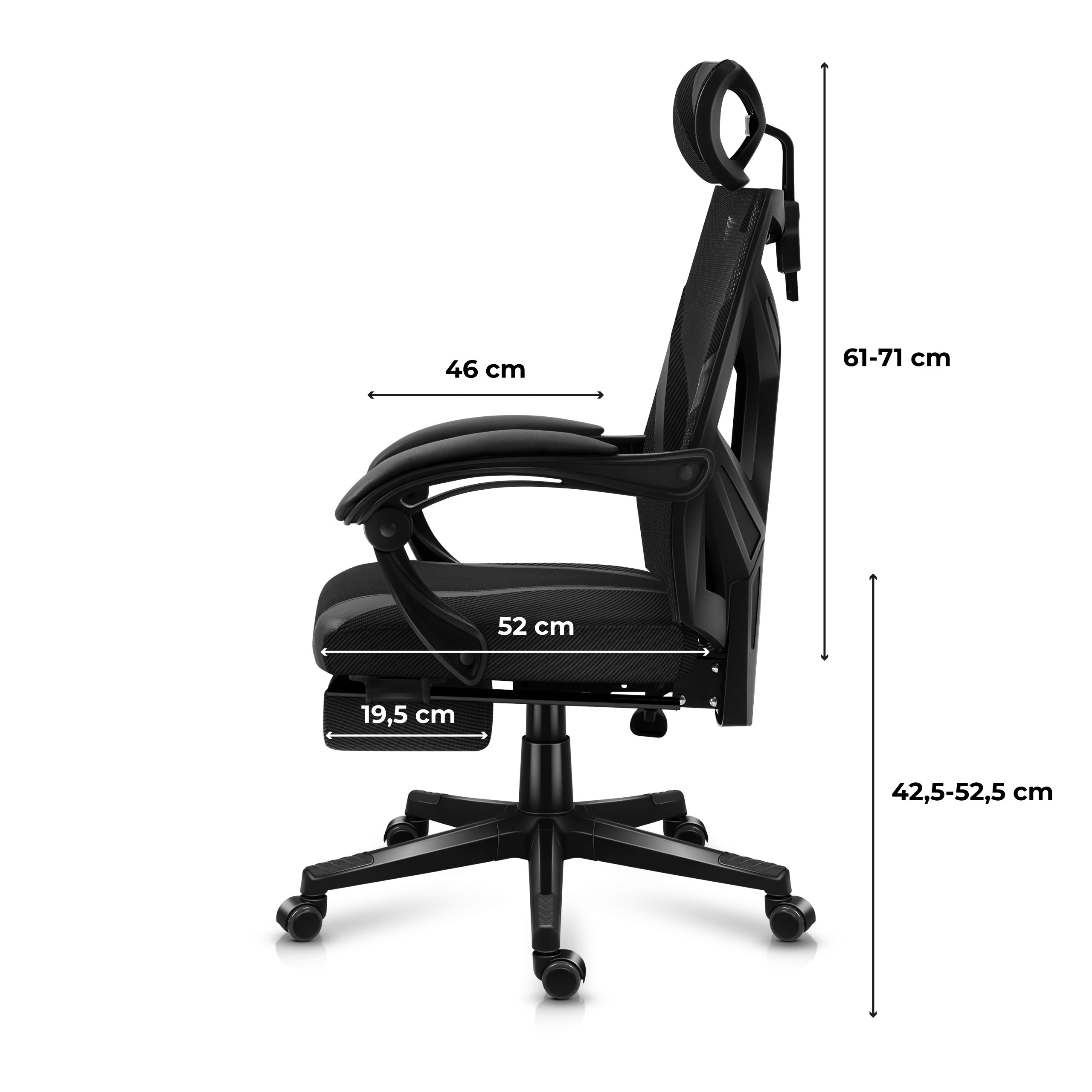 Herní židle HUZARO COMBAT 5.0 černá 