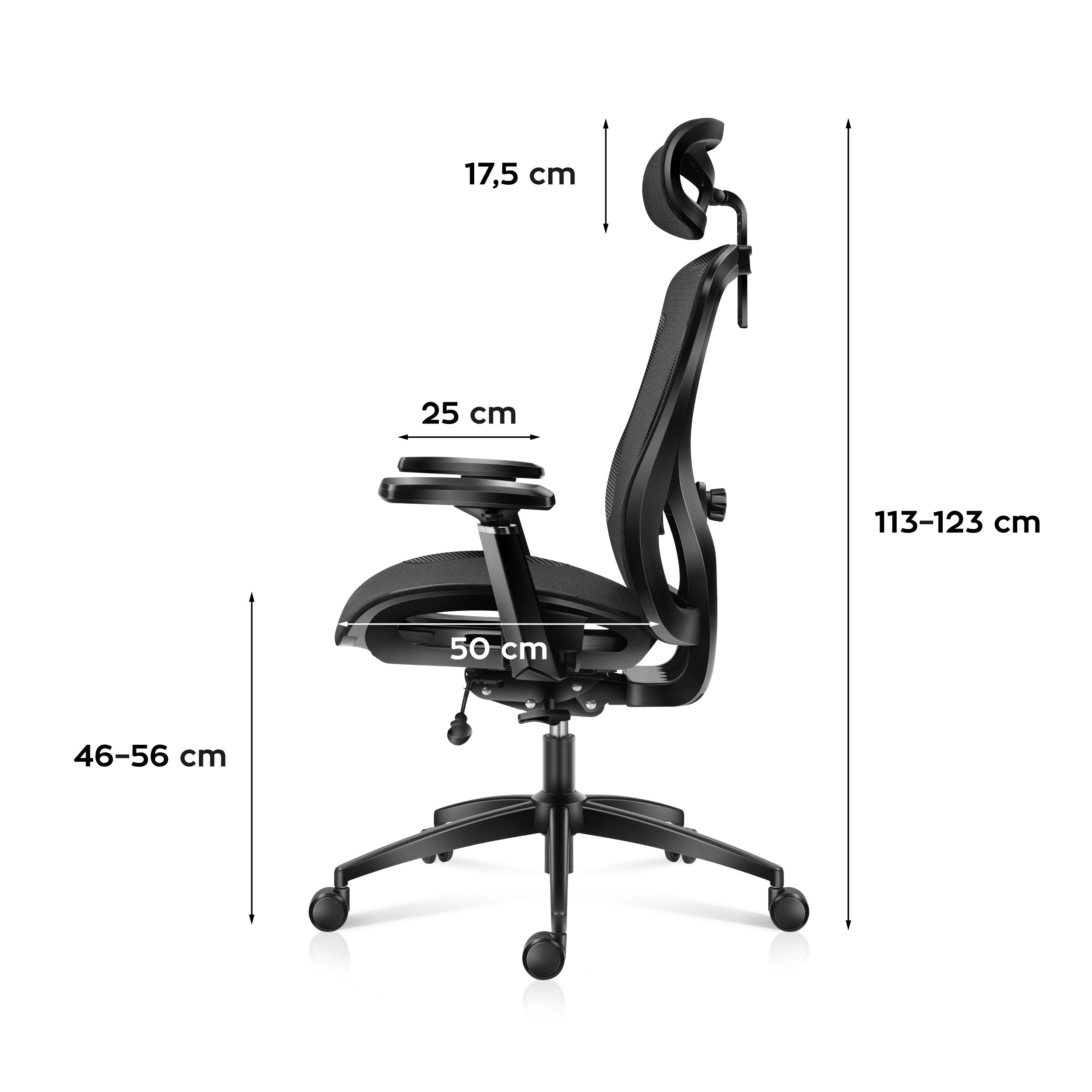 Herní židle Huzaro Combat 7.3 Black Mesh 