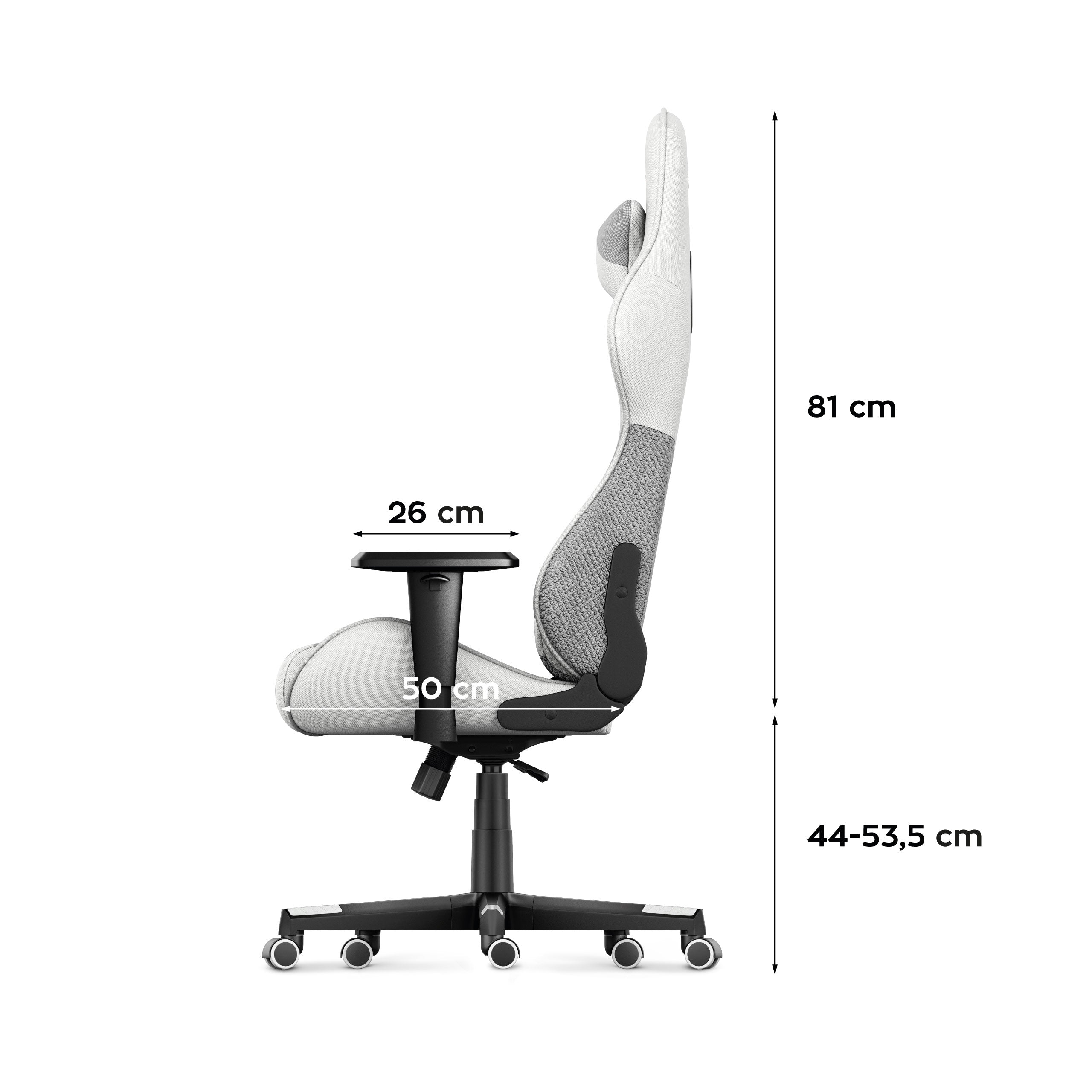 Herní židle HUZARO FORCE 6.2 White Mesh 