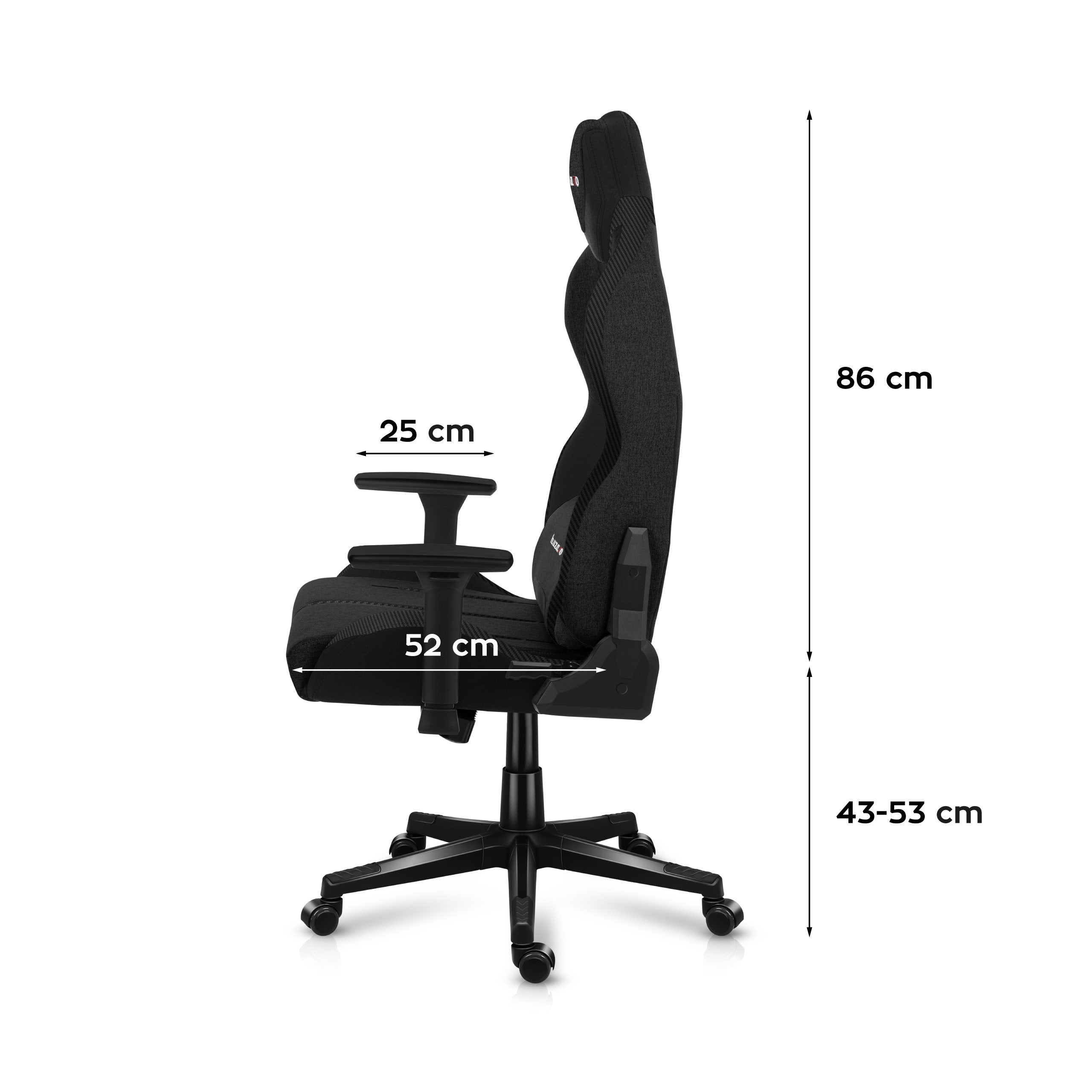 Herní židle HUZARO FORCE 7.9 Black Mesh 