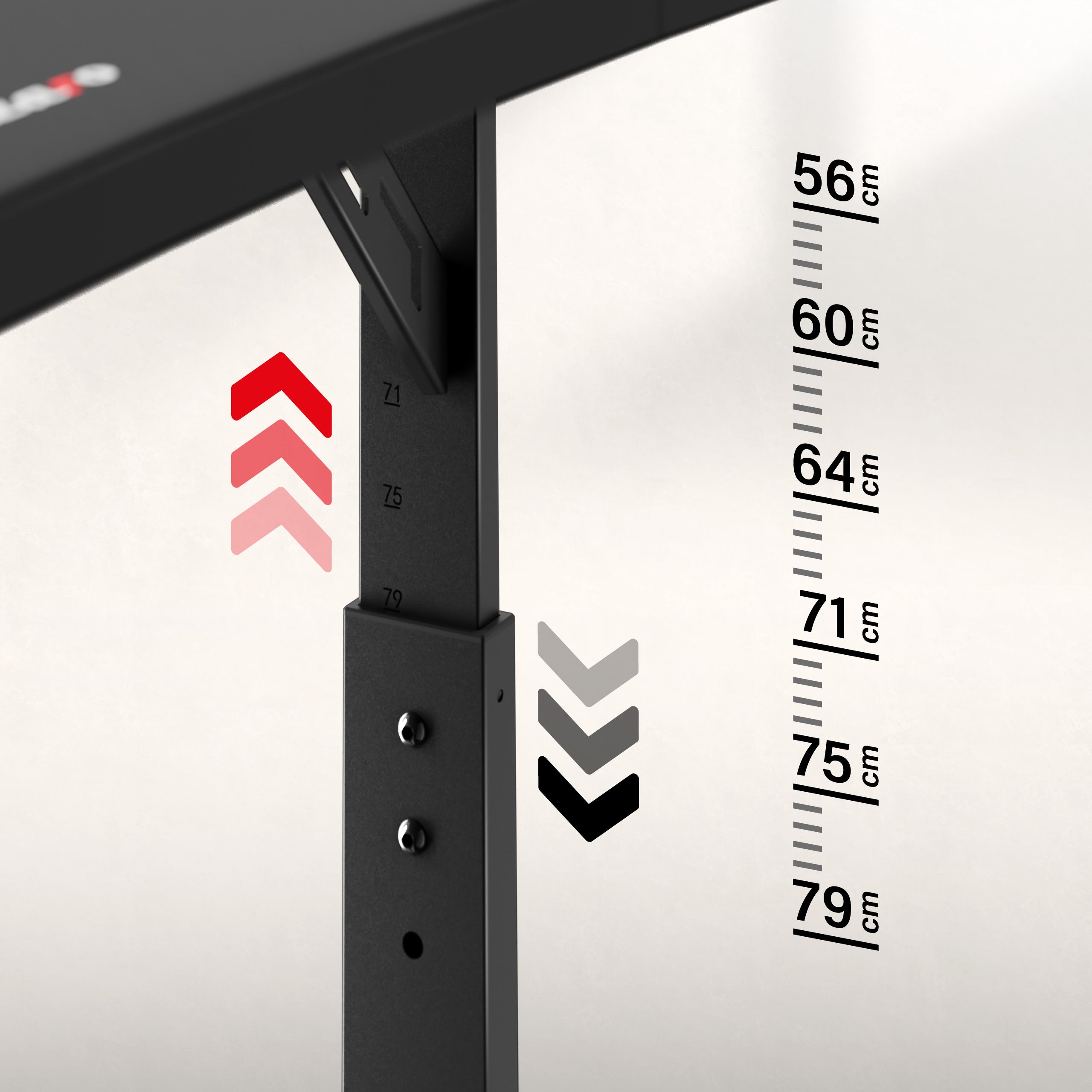 Herní stůl Huzaro Hero 3.6 černý 140 cm