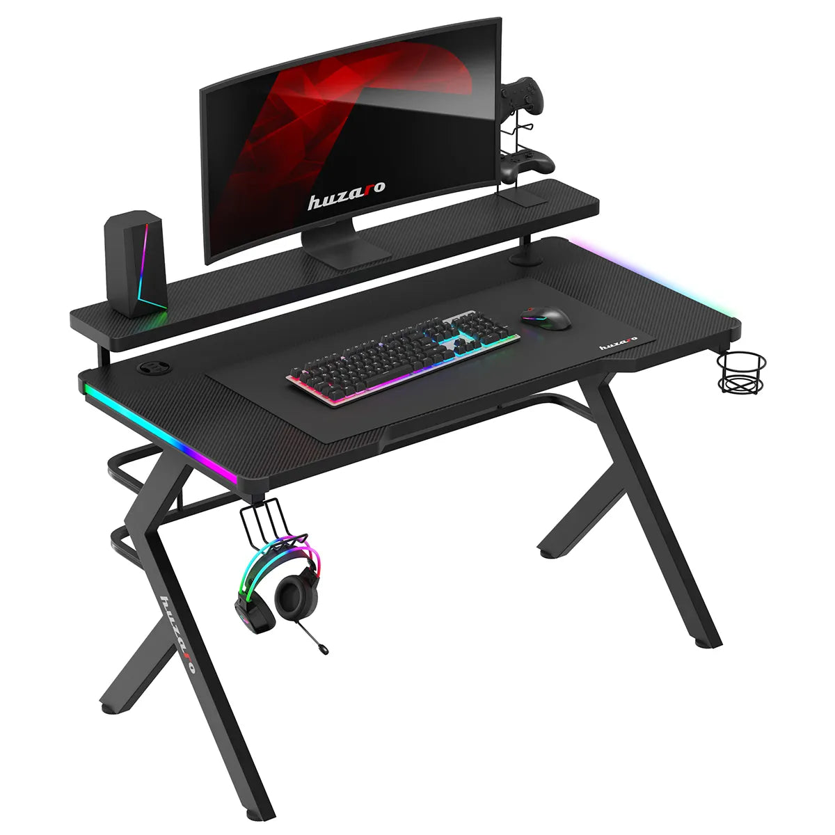 Herní stůl Huzaro Hero 5.0 RGB LED 120 cm 
