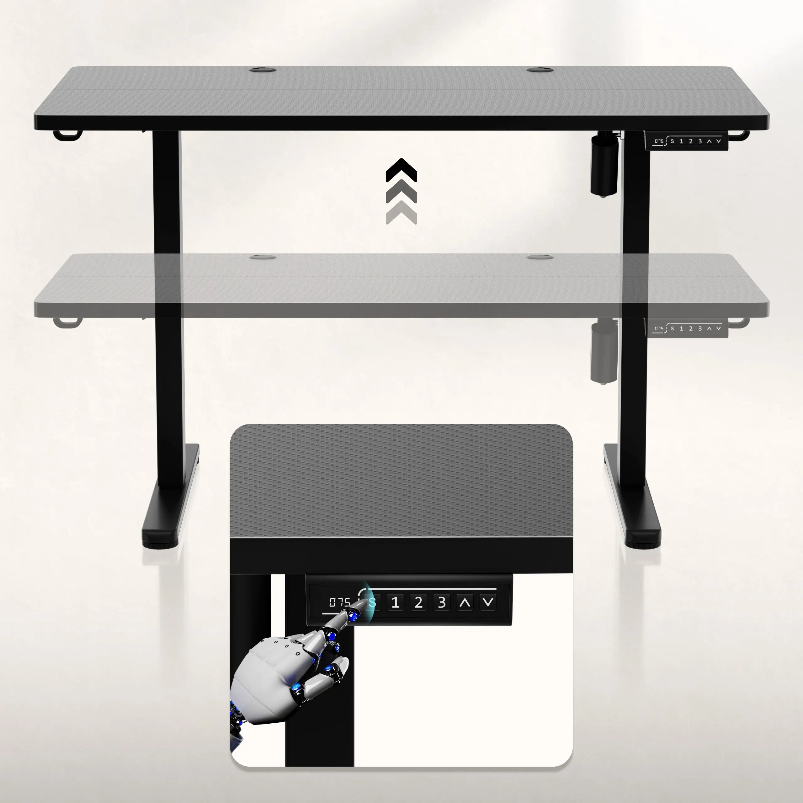 Ovládací panel ErgoHub Flex s nastavením paměti