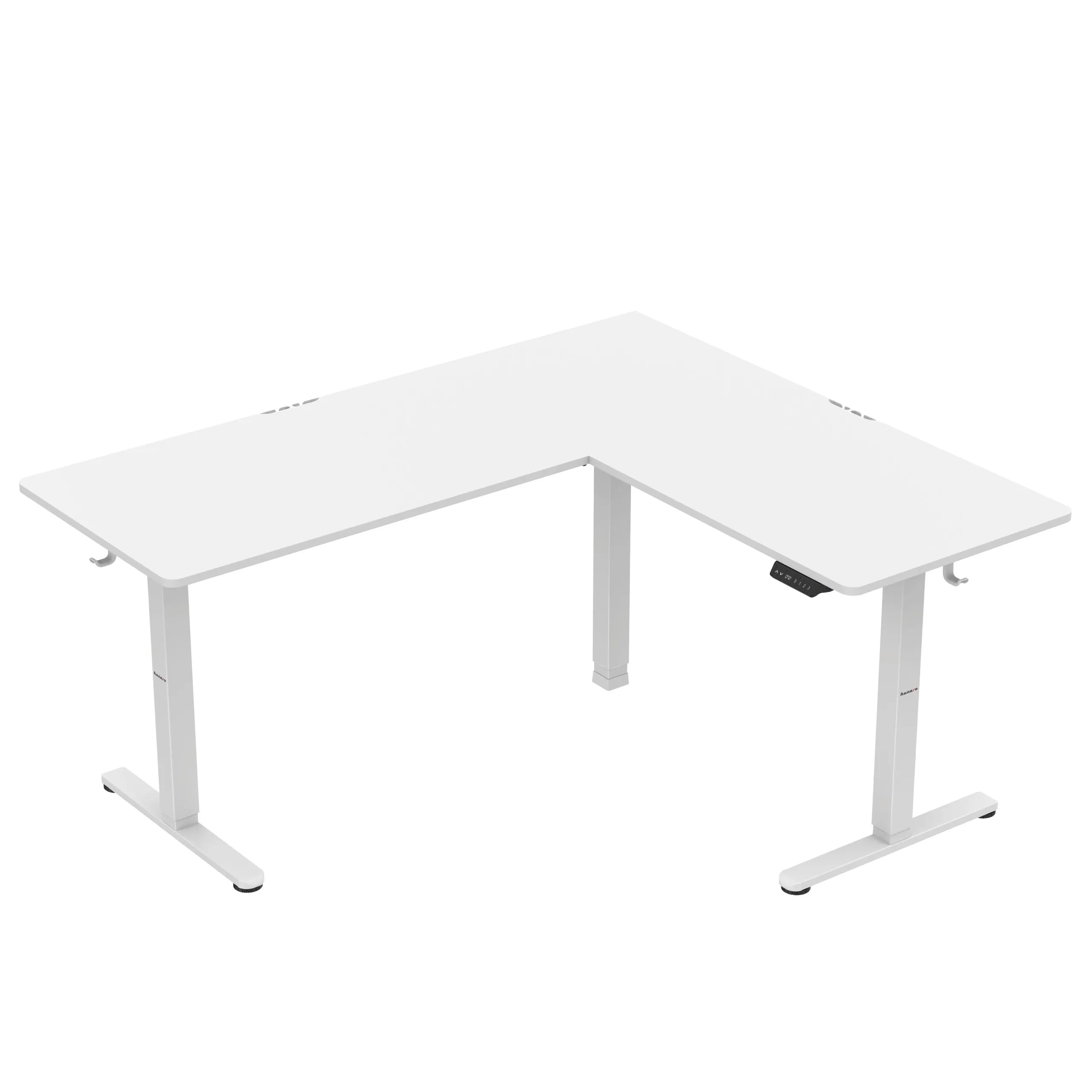 Huzaro Hero 9.5 bílý elektrický rohový stůl 160 cm 