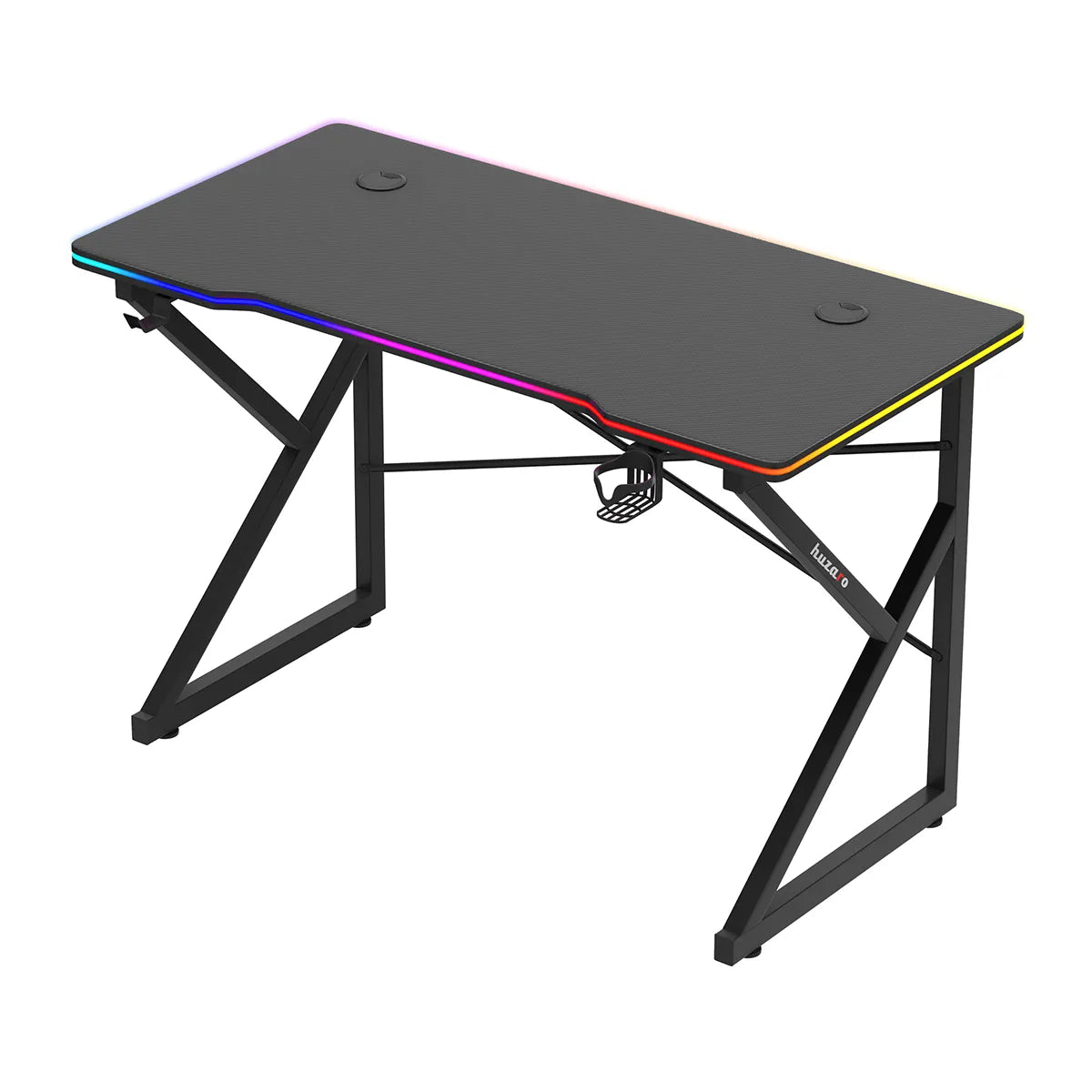 Herní stůl Huzaro Hero 1.7 RGB černý 120 cm 