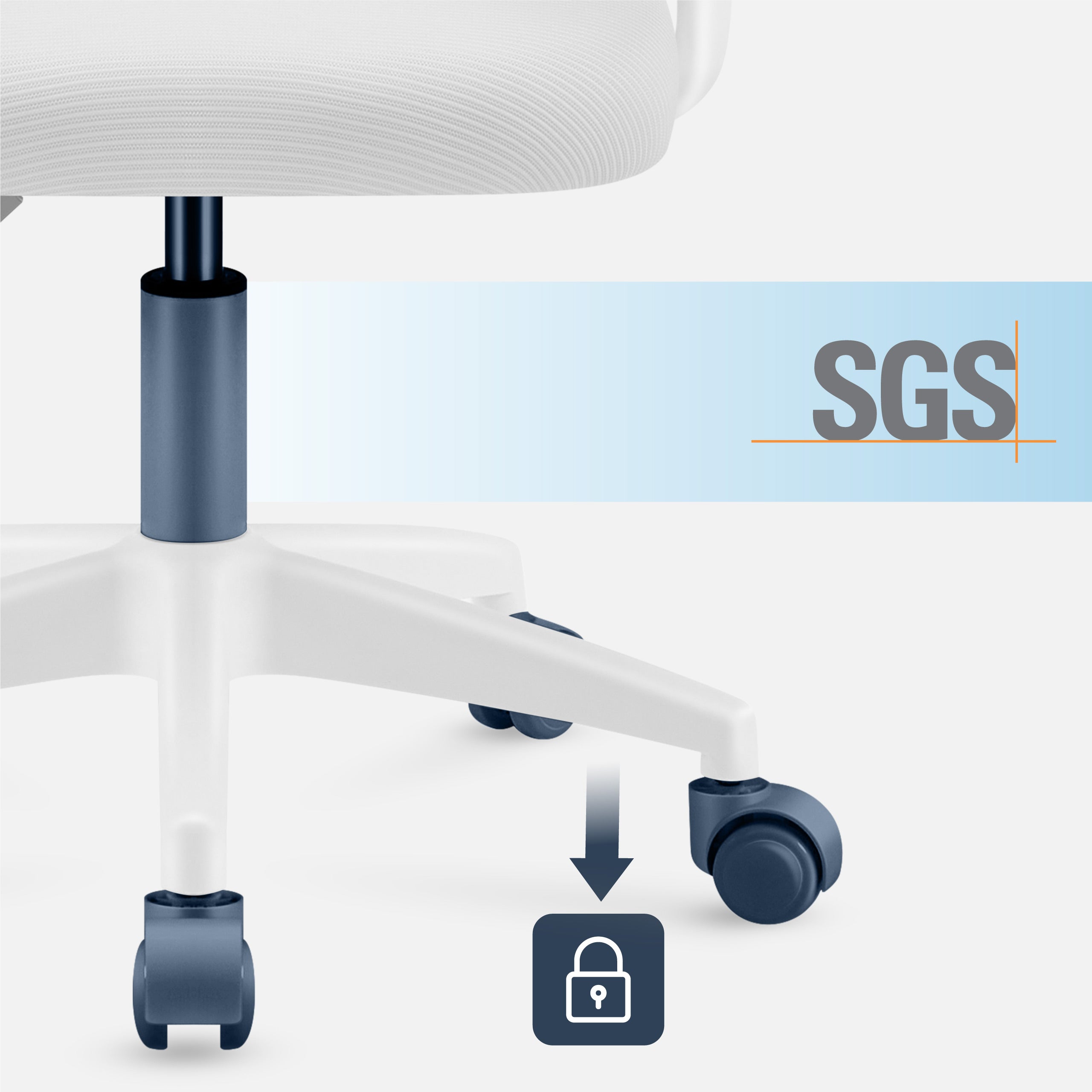 Dětská kancelářská židle Mark Adler Junior 3.0 šedá