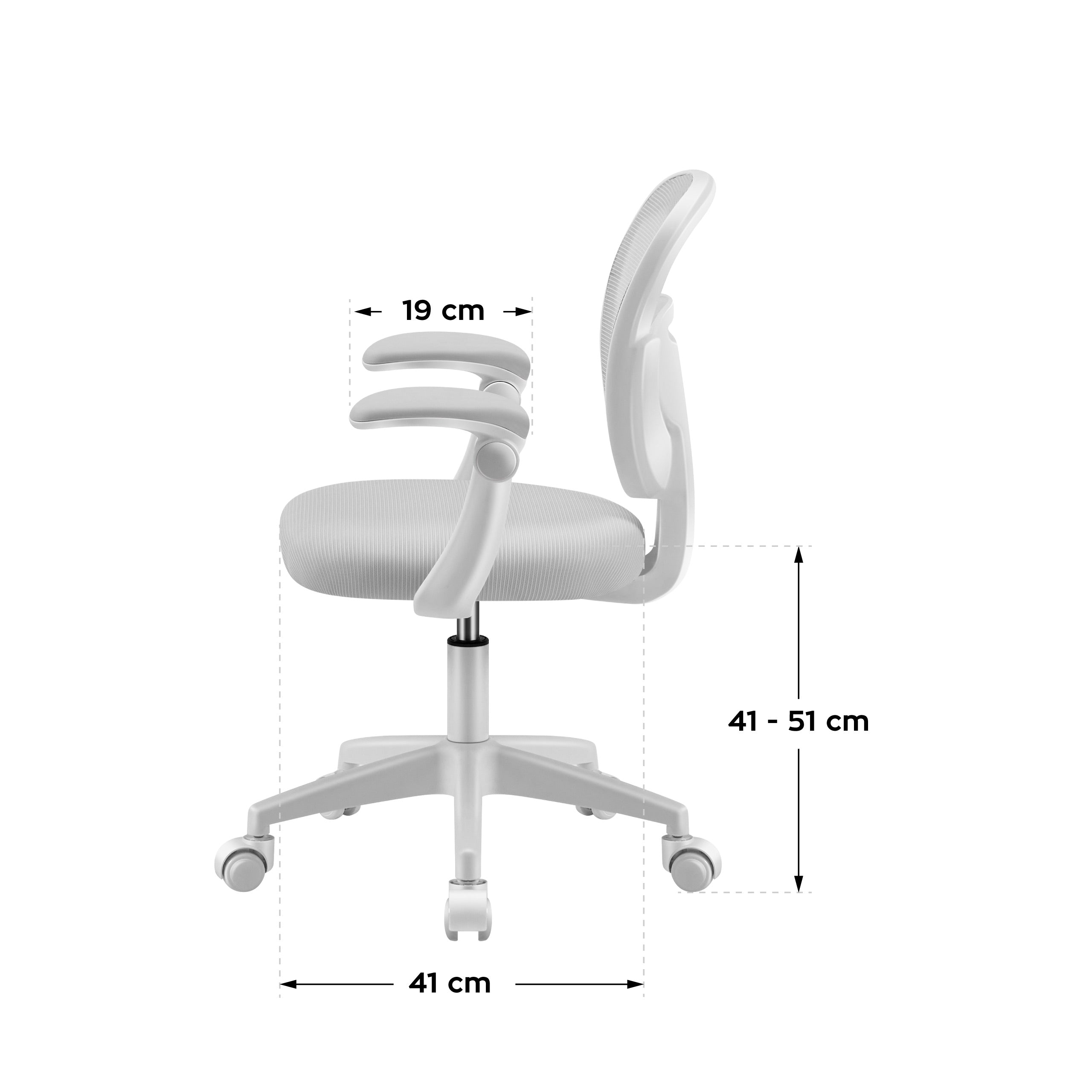 Dětská kancelářská židle Mark Adler Junior 3.0 šedá