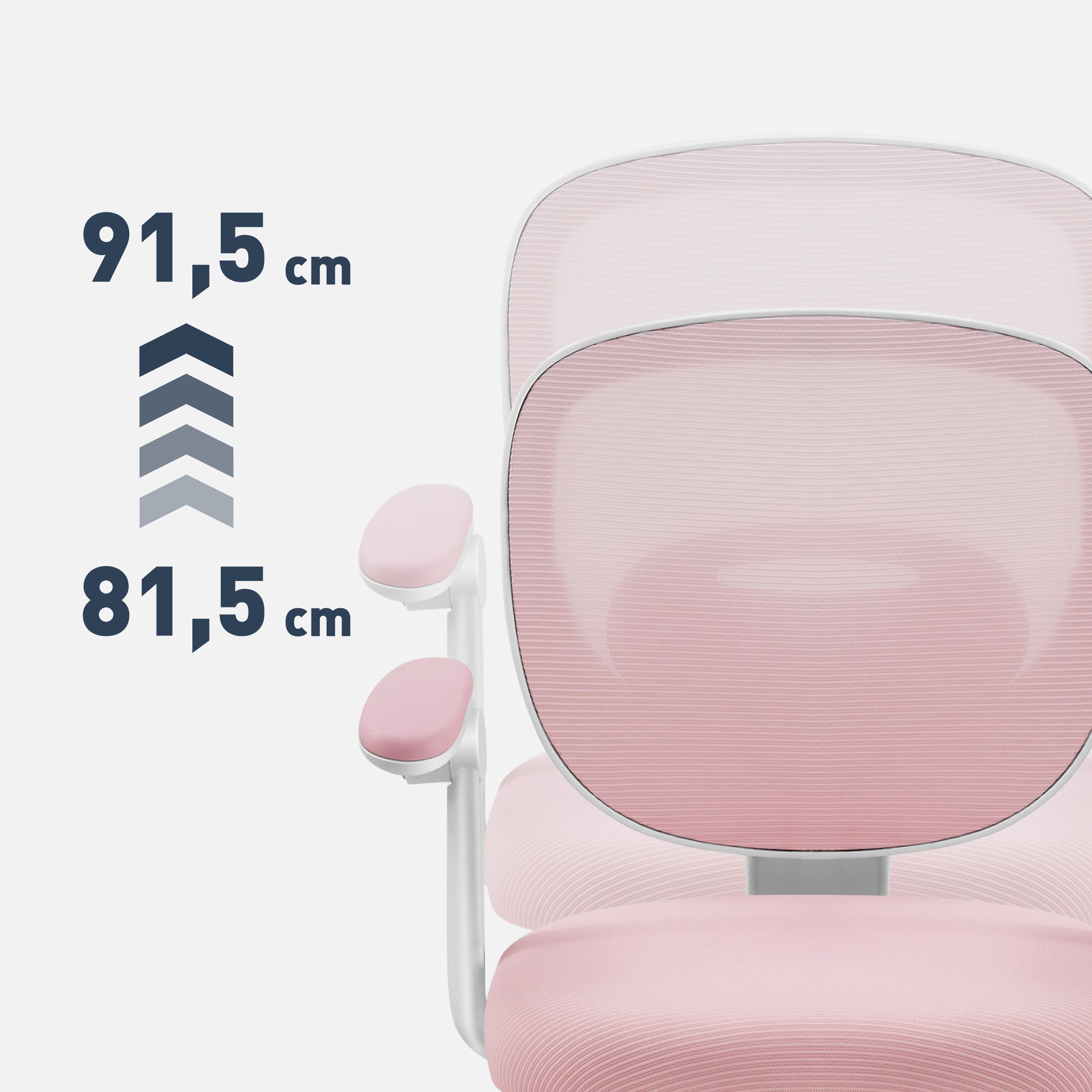 Dětská kancelářská židle Mark Adler Junior 3.0 růžová