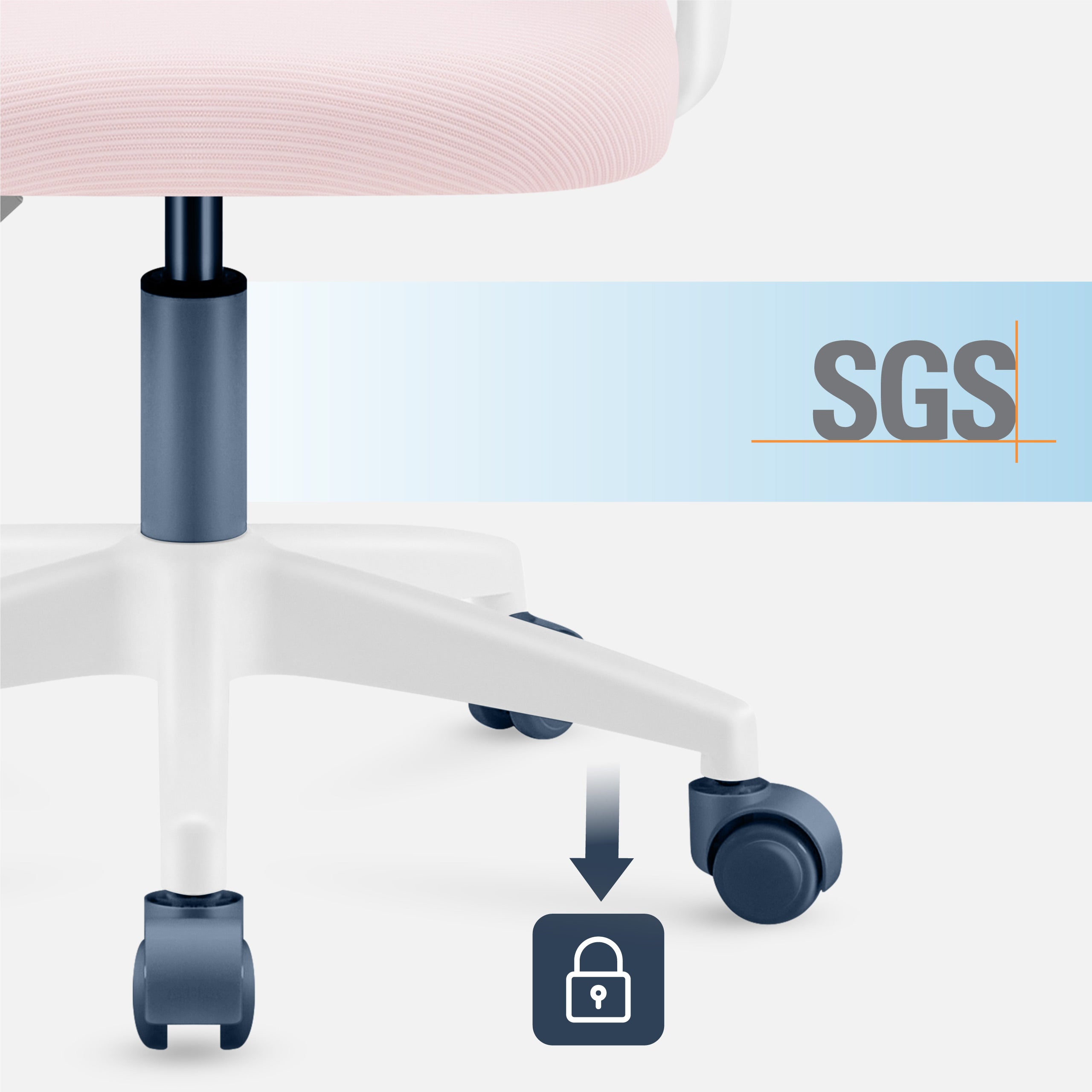 Dětská kancelářská židle Mark Adler Junior 3.0 růžová