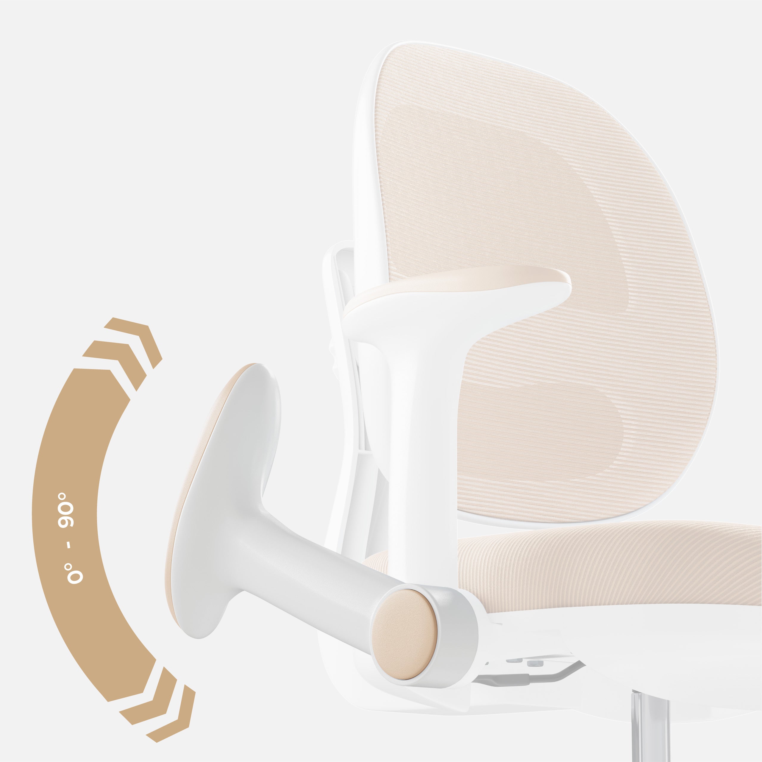 Ergonomická dětská židle k psacímu stolu Mark Adler Junior 3.6 Beige