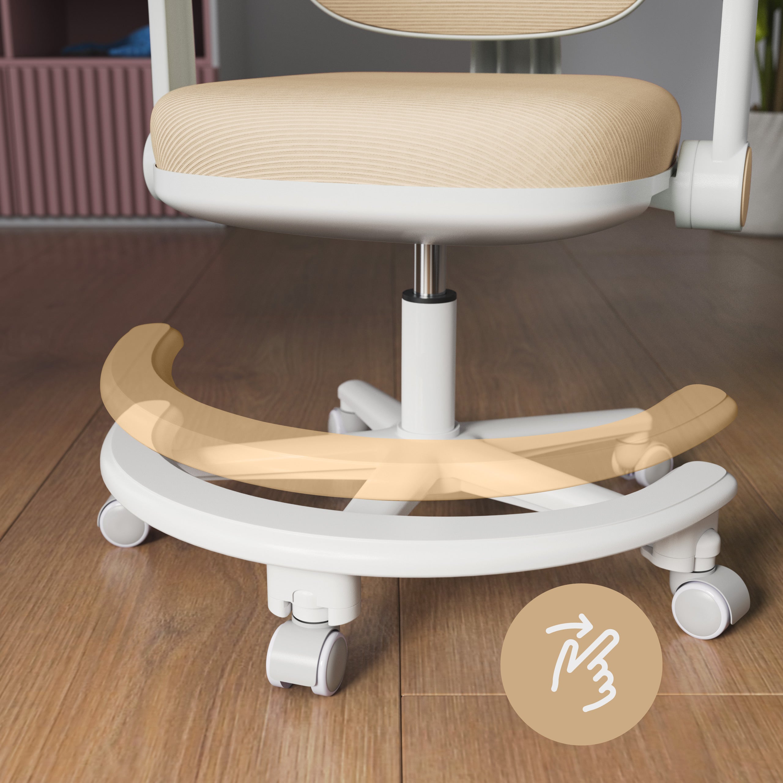 Ergonomická dětská židle k psacímu stolu Mark Adler Junior 3.6 Beige