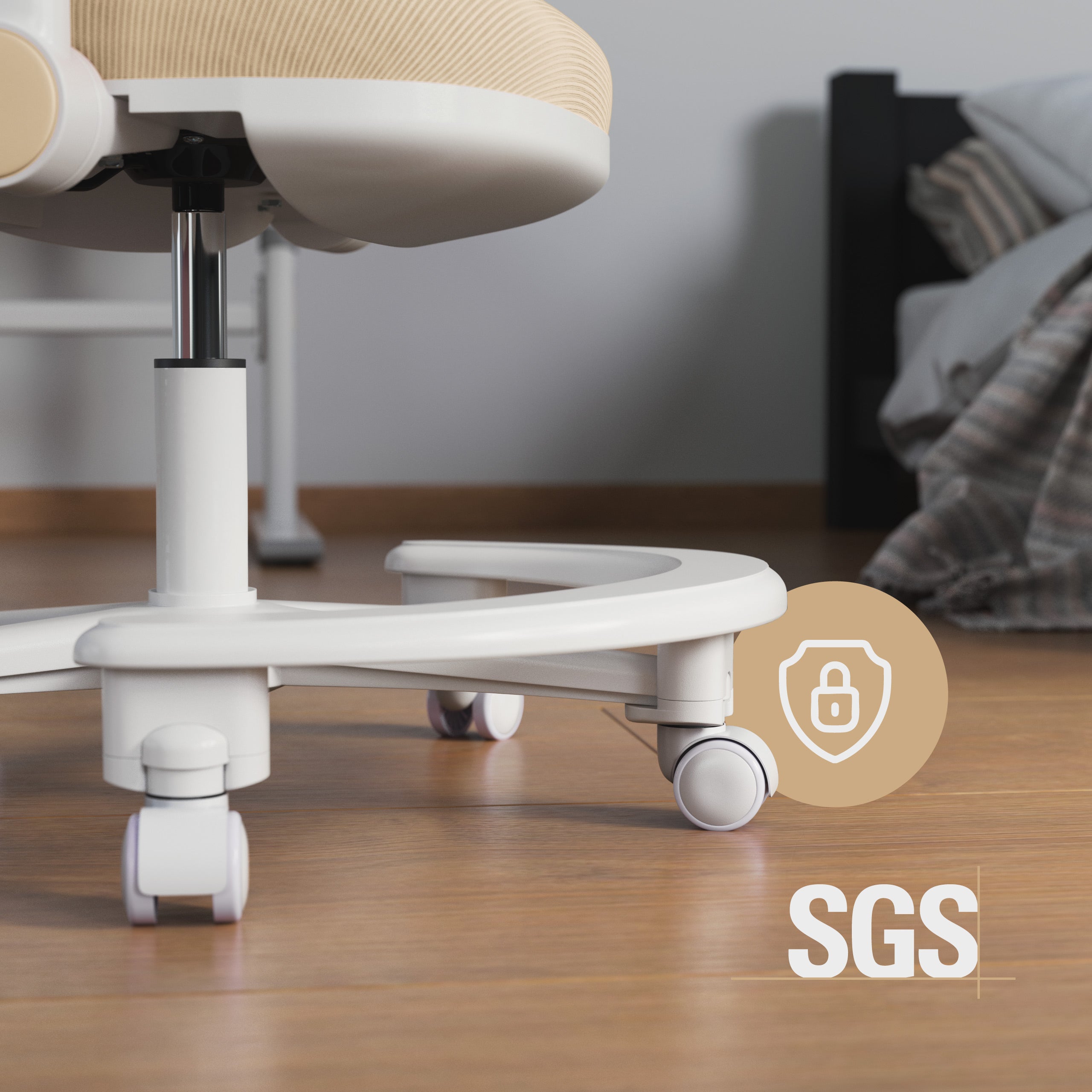 Ergonomická dětská židle k psacímu stolu Mark Adler Junior 3.6 Beige