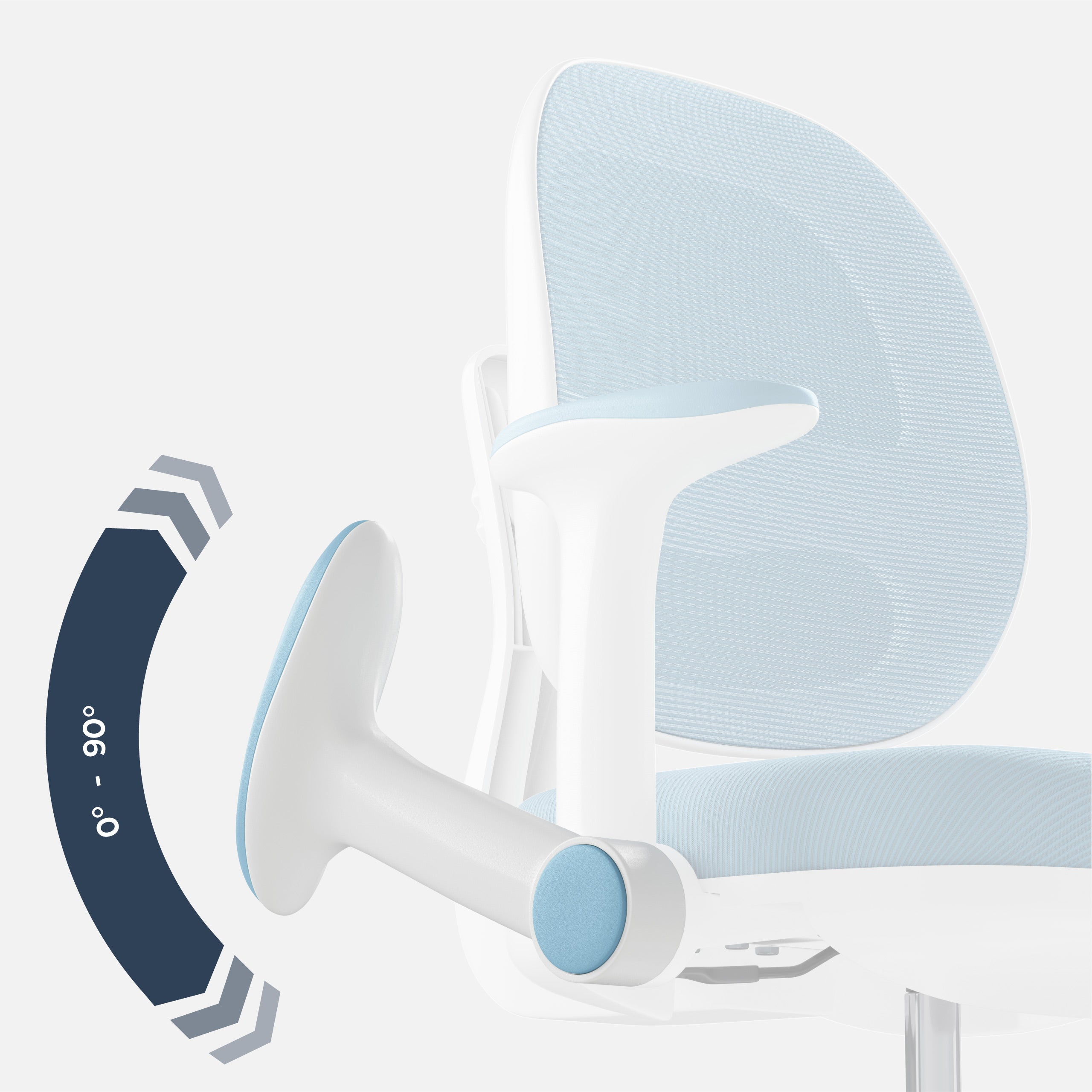 Ergonomická dětská židle k psacímu stolu Mark Adler Junior 3.6 Blue