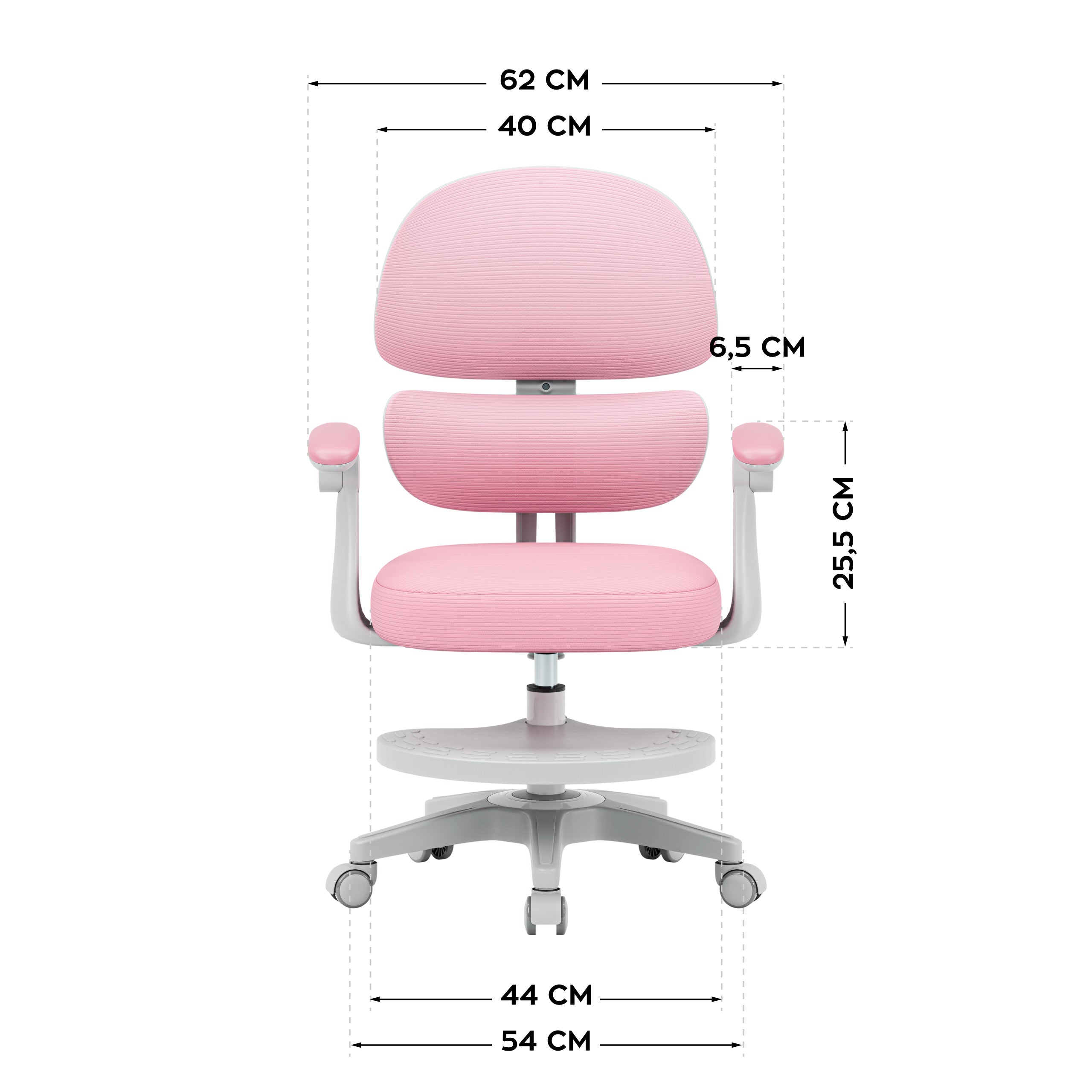 Ergonomická židle pro děti Mark Adler Junior 4.4 Pink