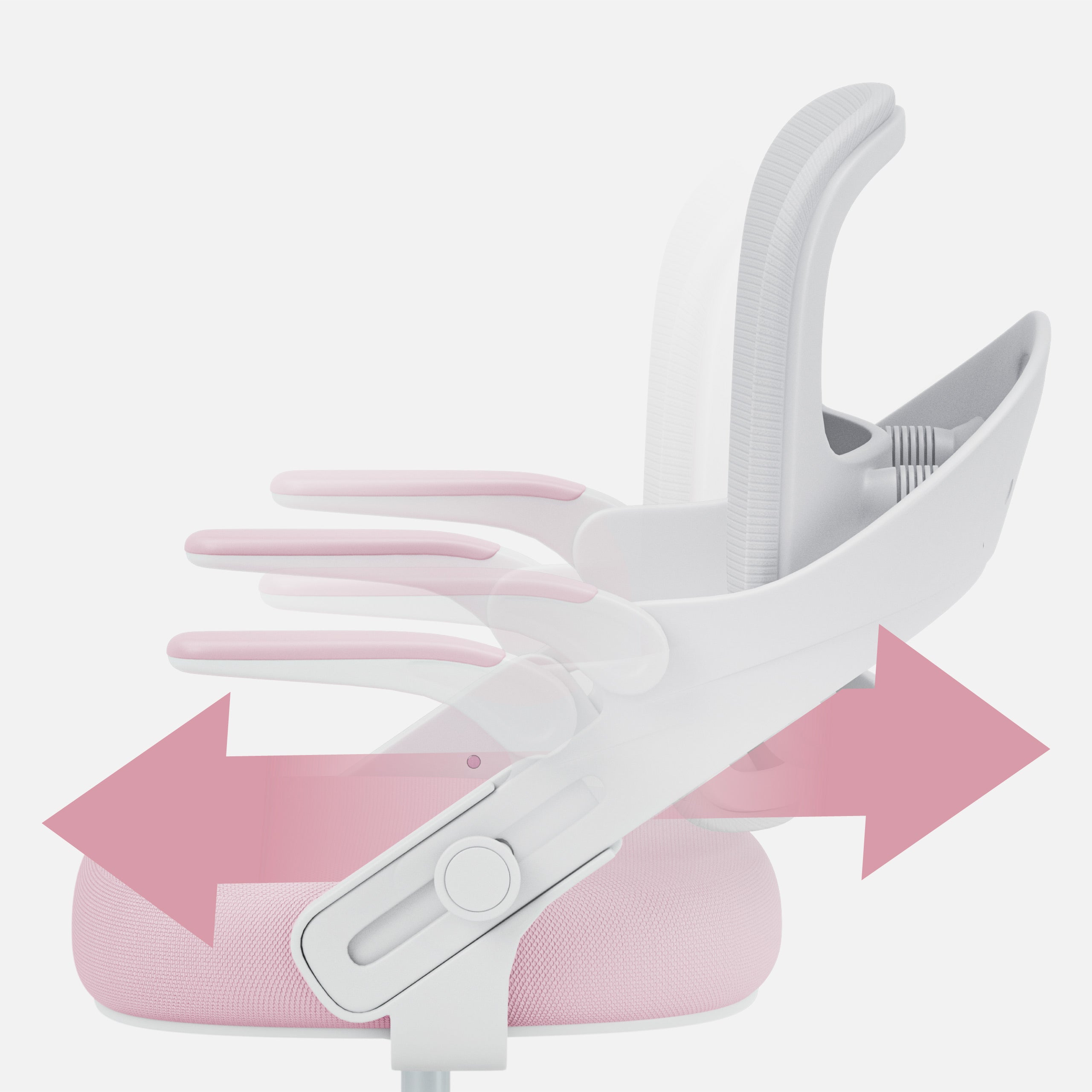 Dětská židle k psacímu stolu Mark Adler Junior 4.3 Pink-grey