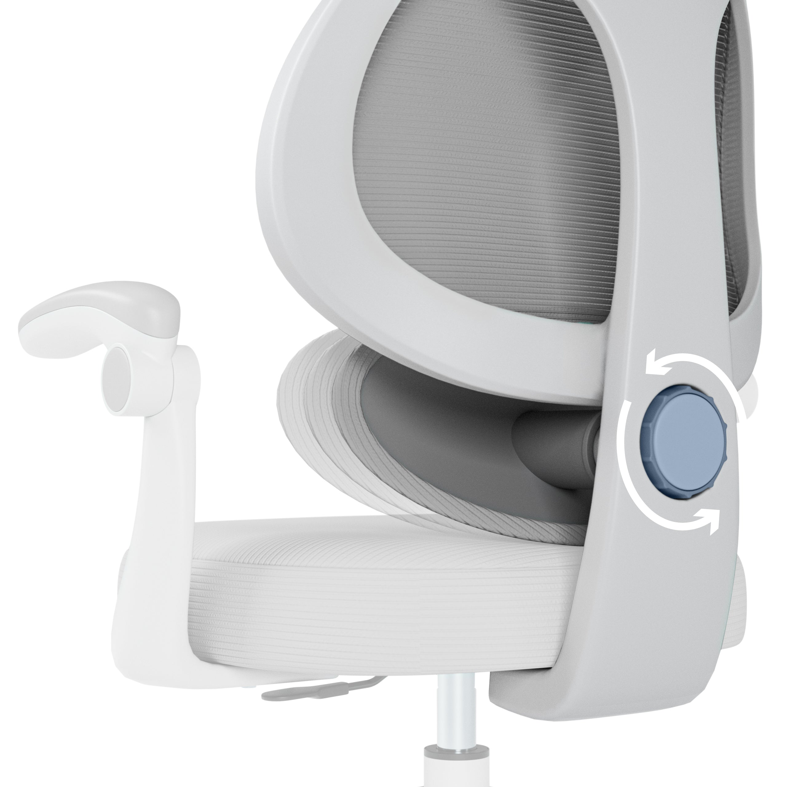 Dětská kancelářská židle Mark Adler Junior 4.5 šedá