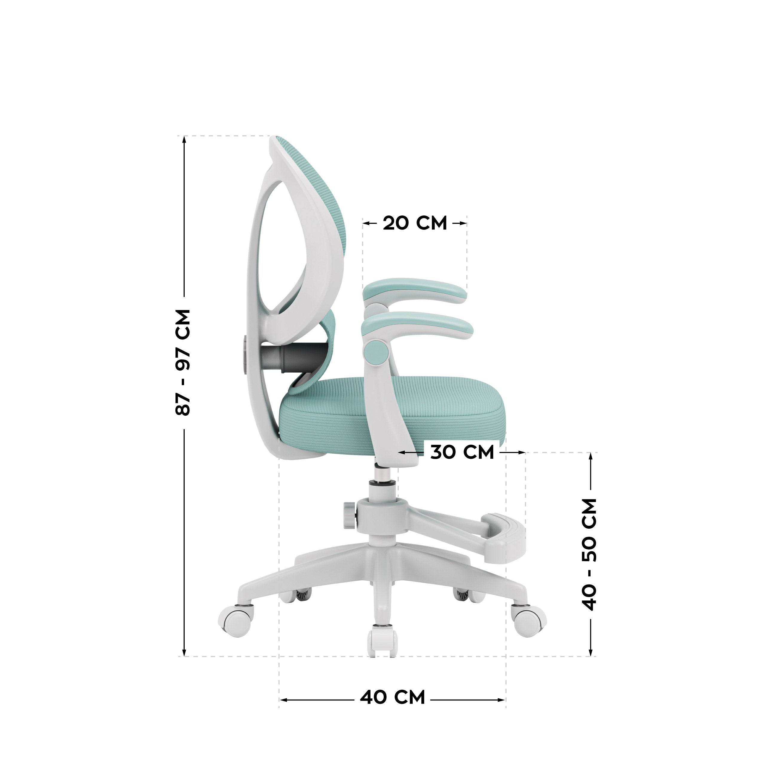 Dětská kancelářská židle Mark Adler Junior 4.5 Mint
