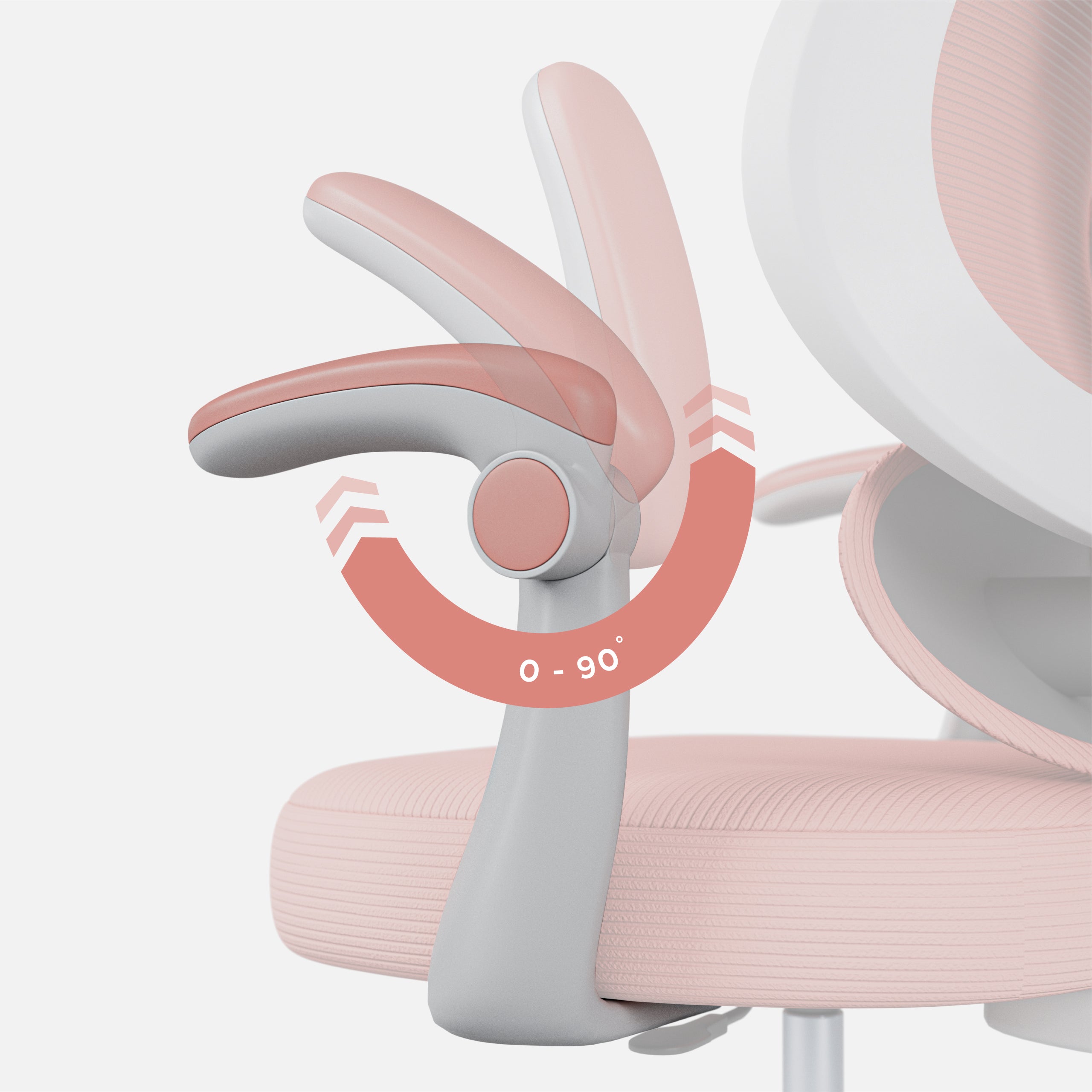 Dětská kancelářská židle Mark Adler Junior 4.5 růžová