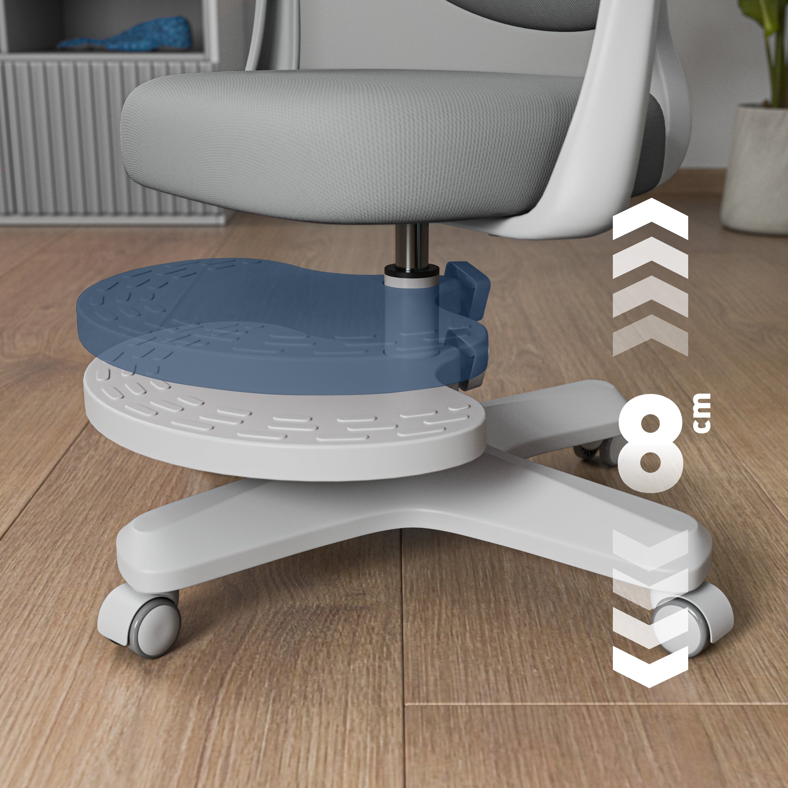 Dětská ergonomická židlička Mark Adler Junior 4.6 šedá