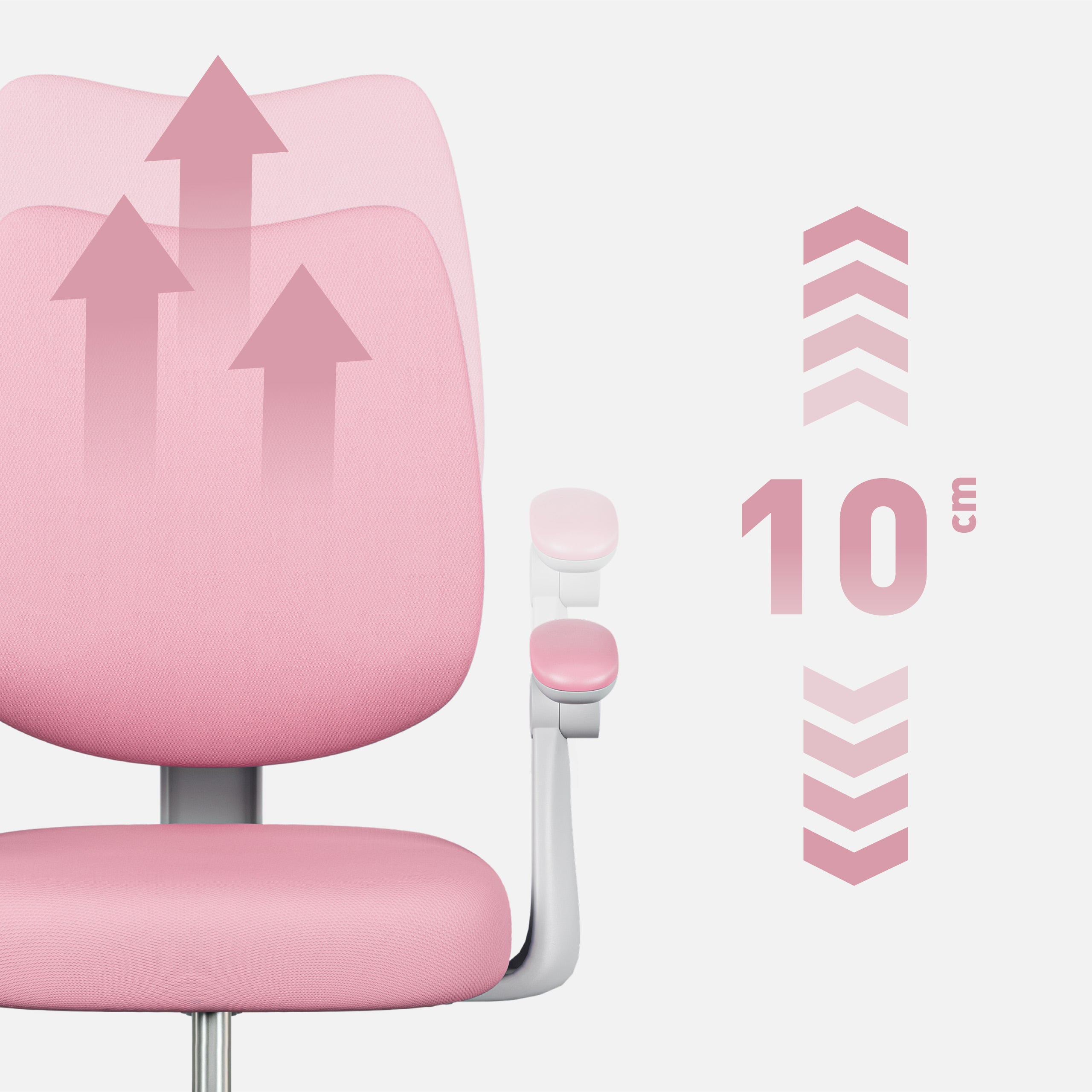 Dětská ergonomická židlička Mark Adler Junior 4.6 růžová