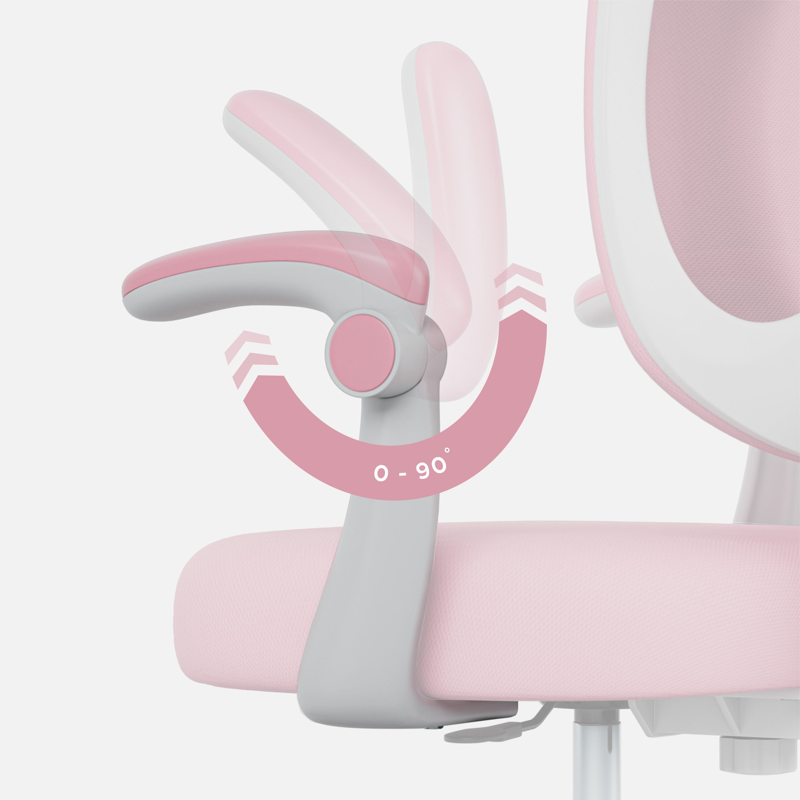 Dětská ergonomická židlička Mark Adler Junior 4.6 růžová