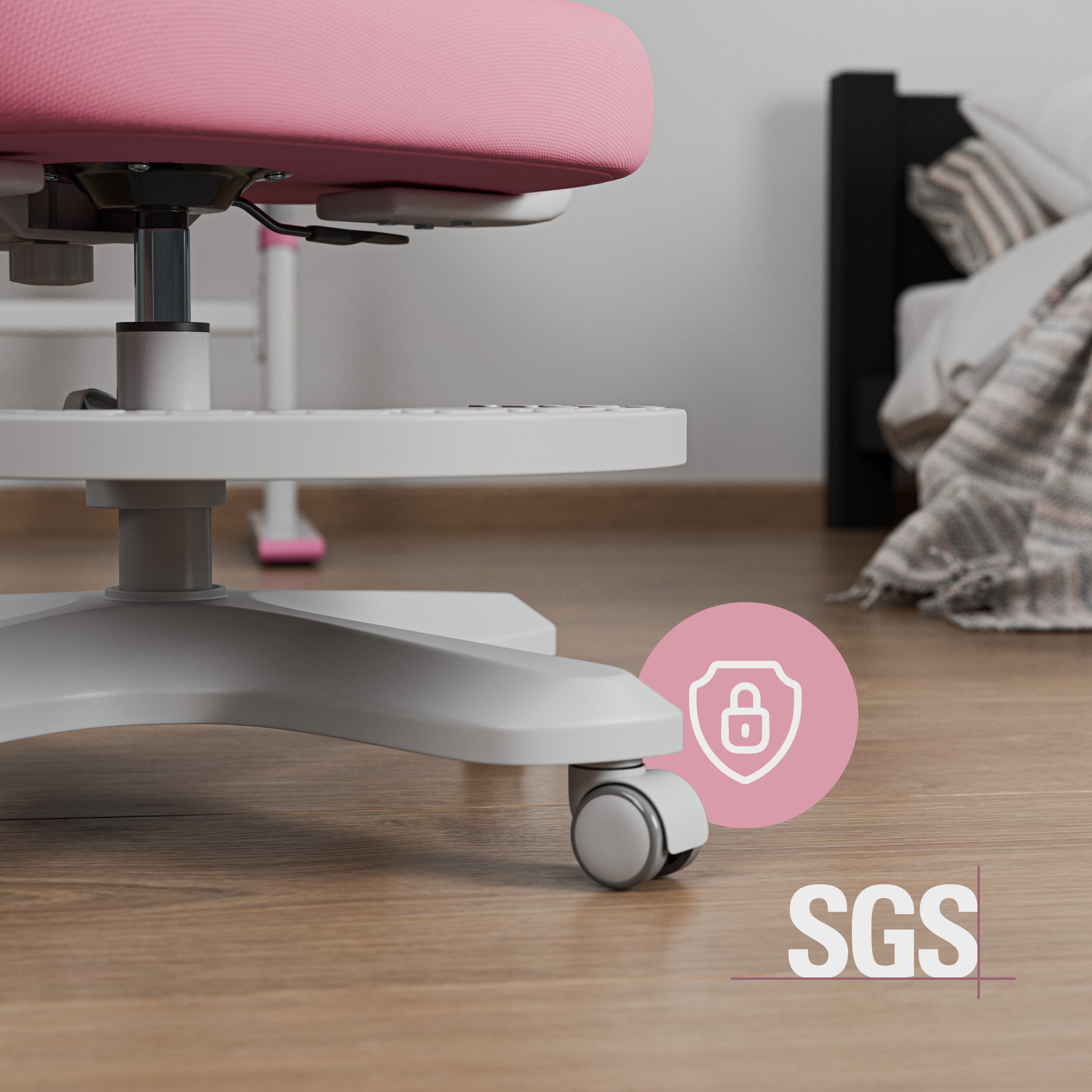 Dětská ergonomická židlička Mark Adler Junior 4.6 růžová