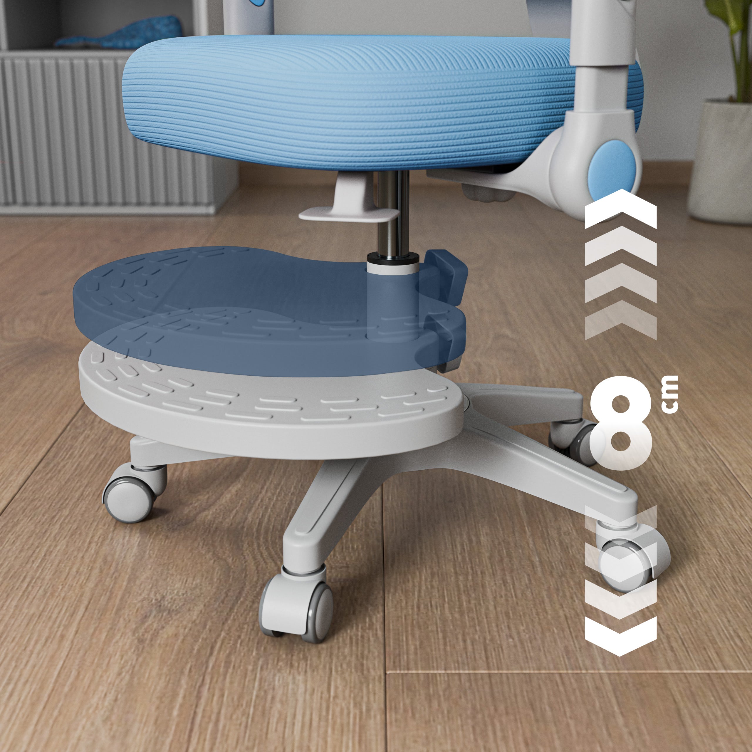 Otočná židle Mark Adler JUNIOR 5.0 modrý