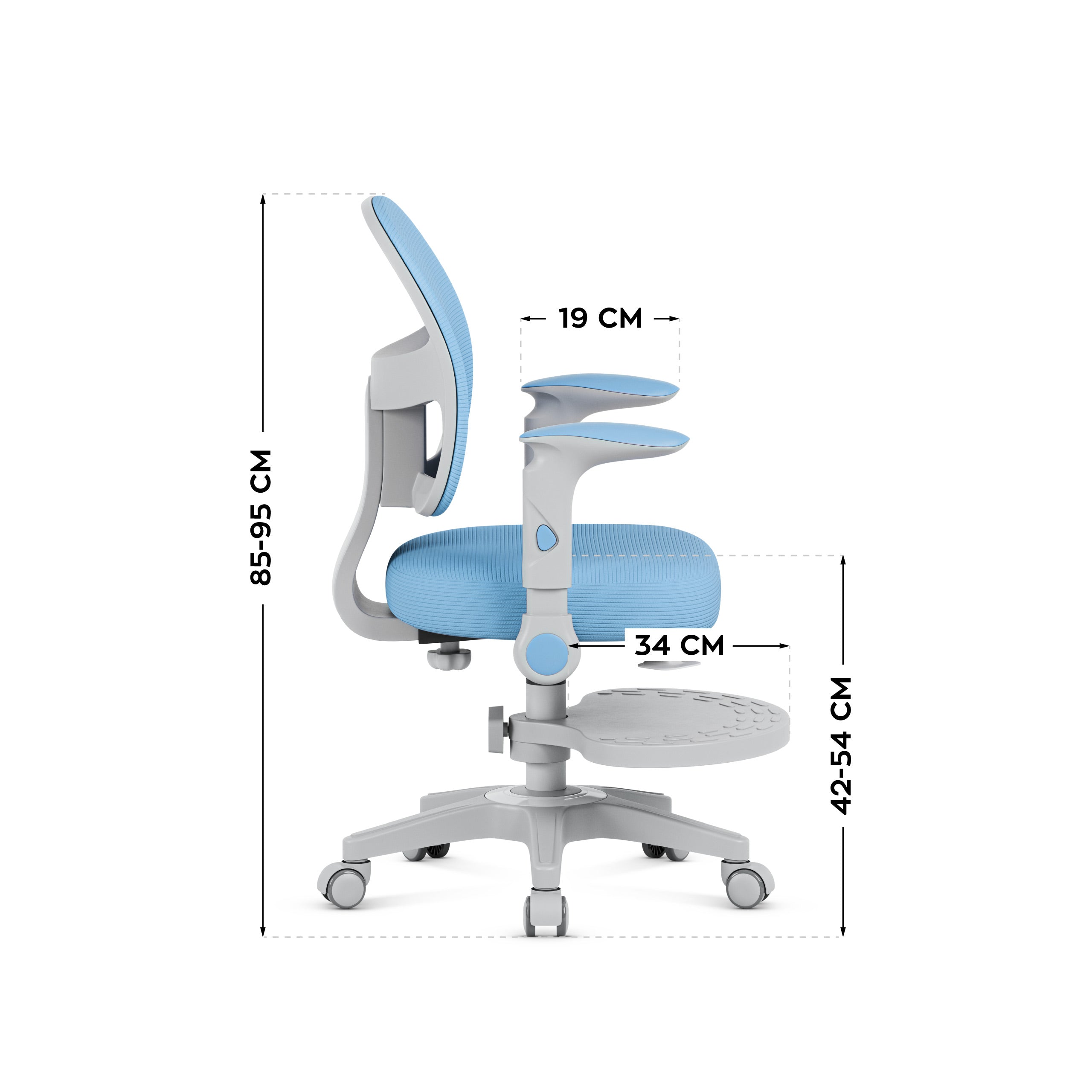 Otočná židle Mark Adler JUNIOR 5.0 modrý