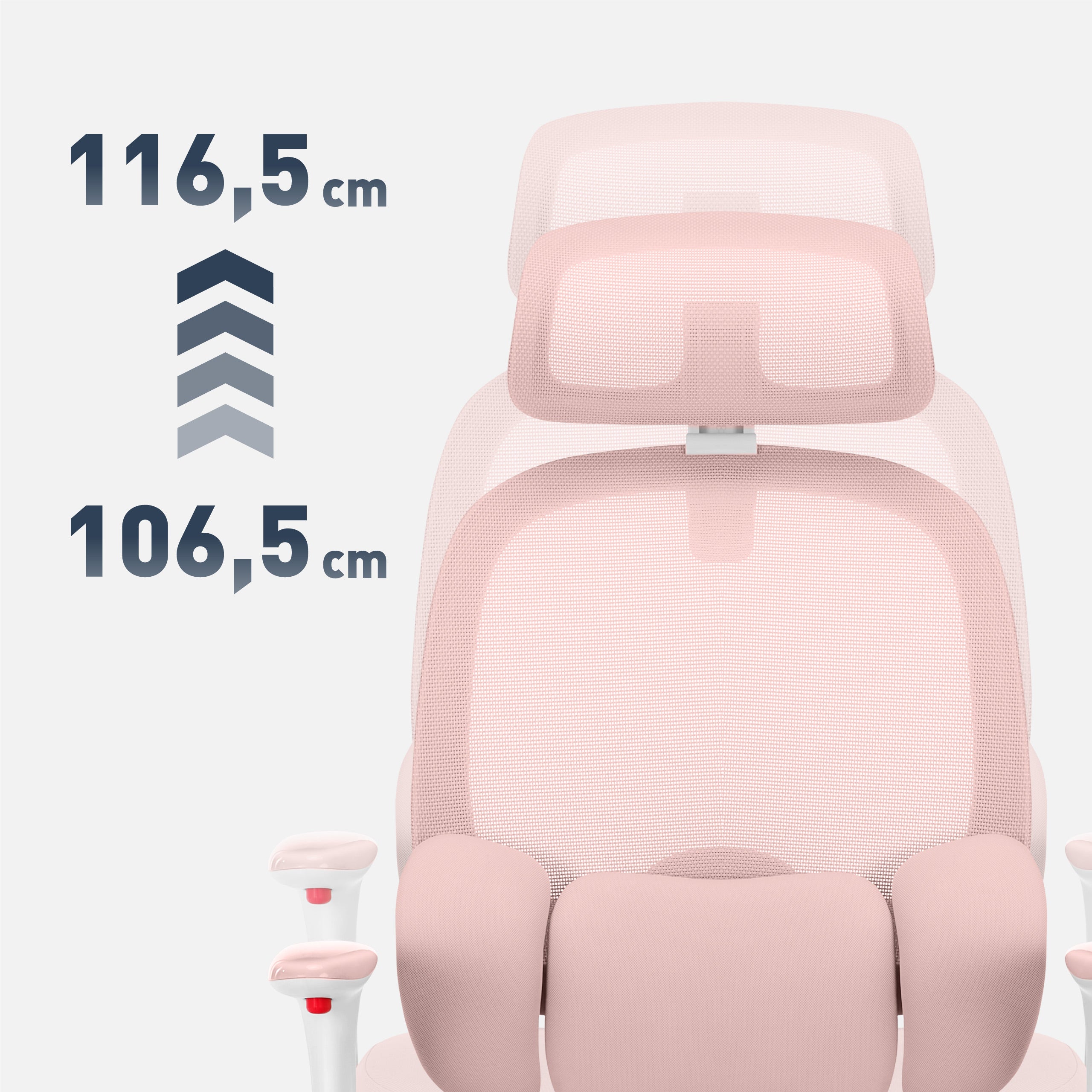 Dětská ergonomická židlička Mark Adler Junior 6.3 růžová