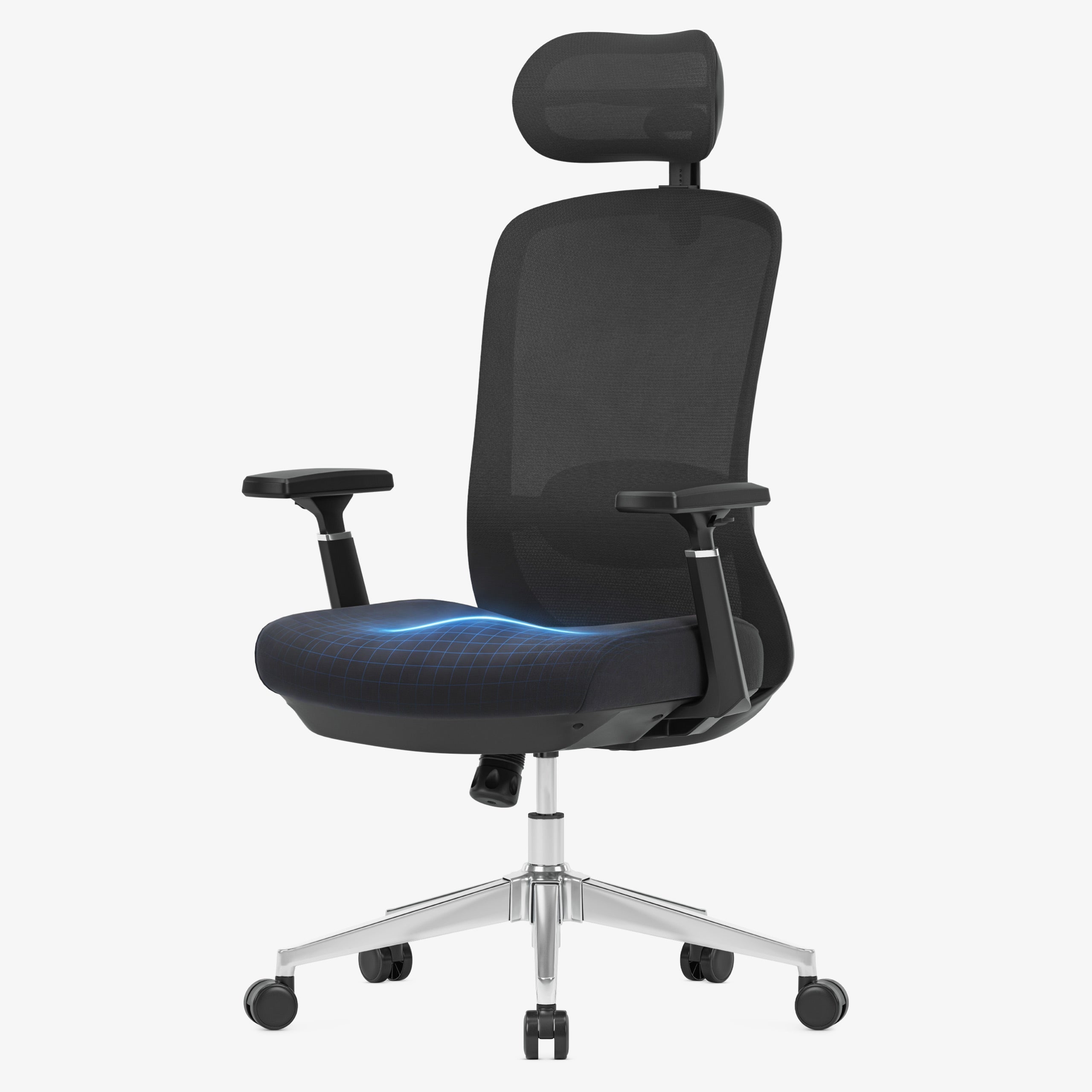 Kancelářské křeslo s masáží Mark Adler Leadpro 6.0 Black