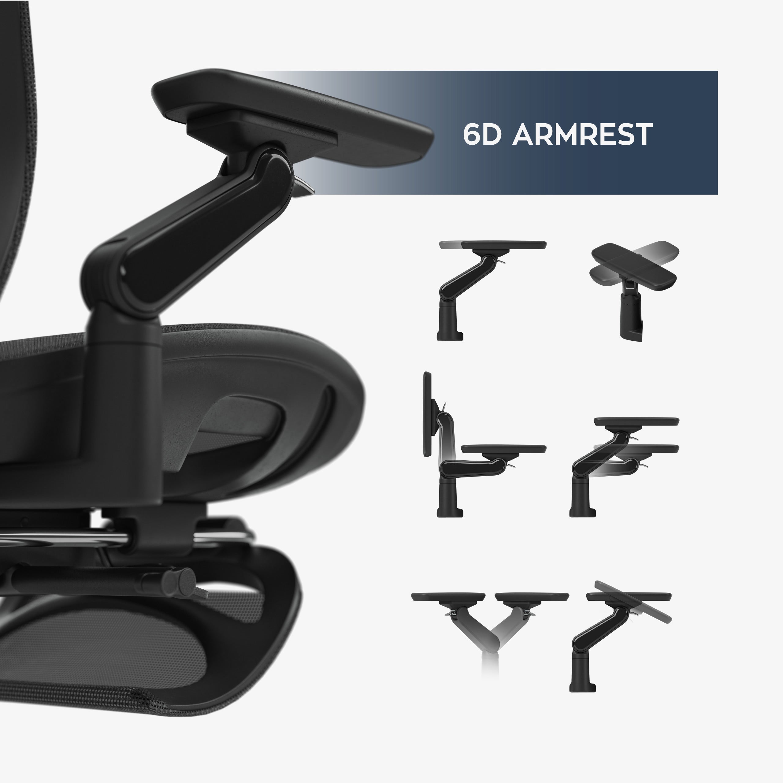 Ergonomické křeslo s masáží Mark Adler Leadpro 8.7 Black