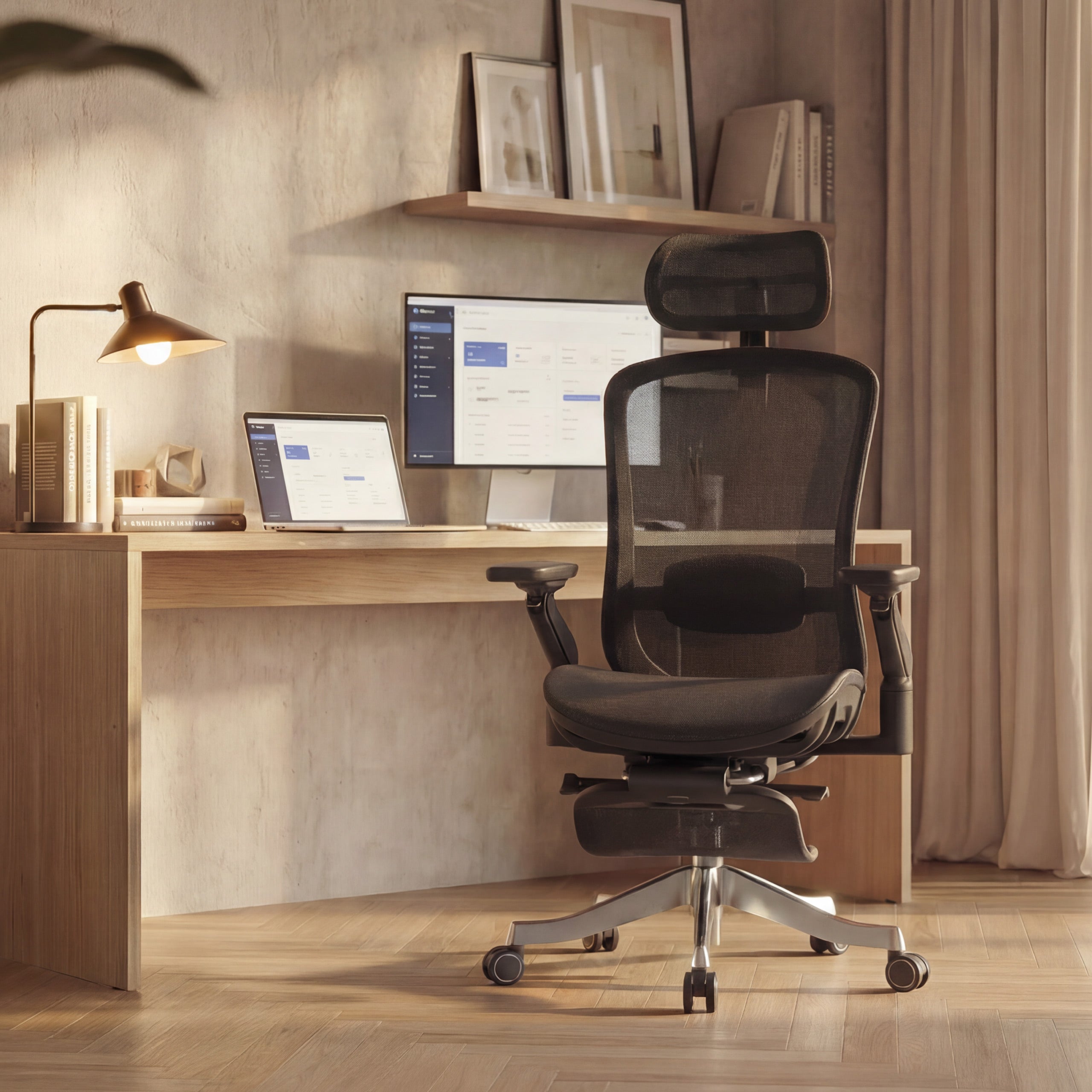 Ergonomické křeslo s masáží Mark Adler Leadpro 8.7 Black