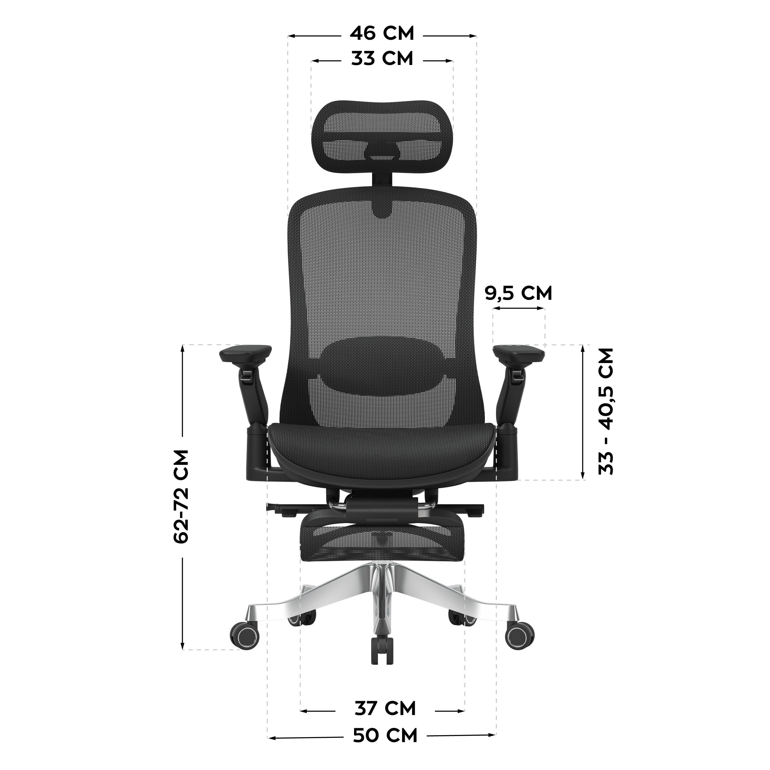 Ergonomické křeslo s masáží Mark Adler Leadpro 8.7 Black