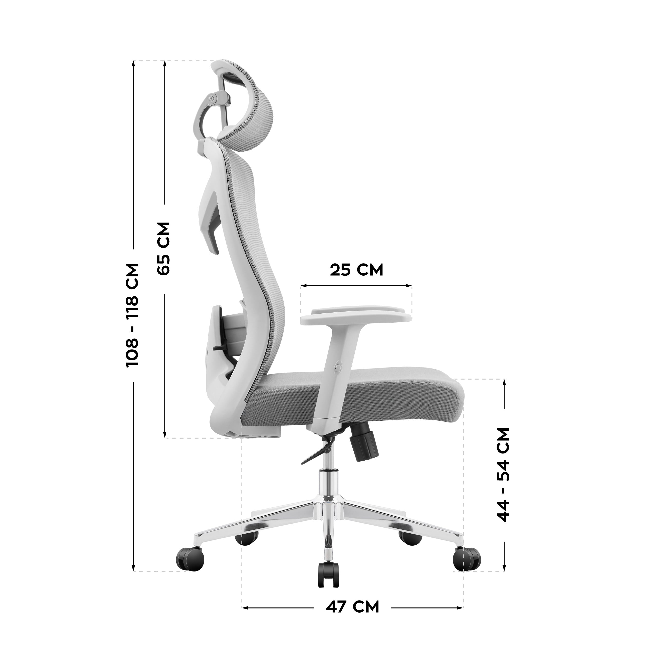 Ergonomické kancelářské křeslo Mark Adler Manager 2.6 Grey