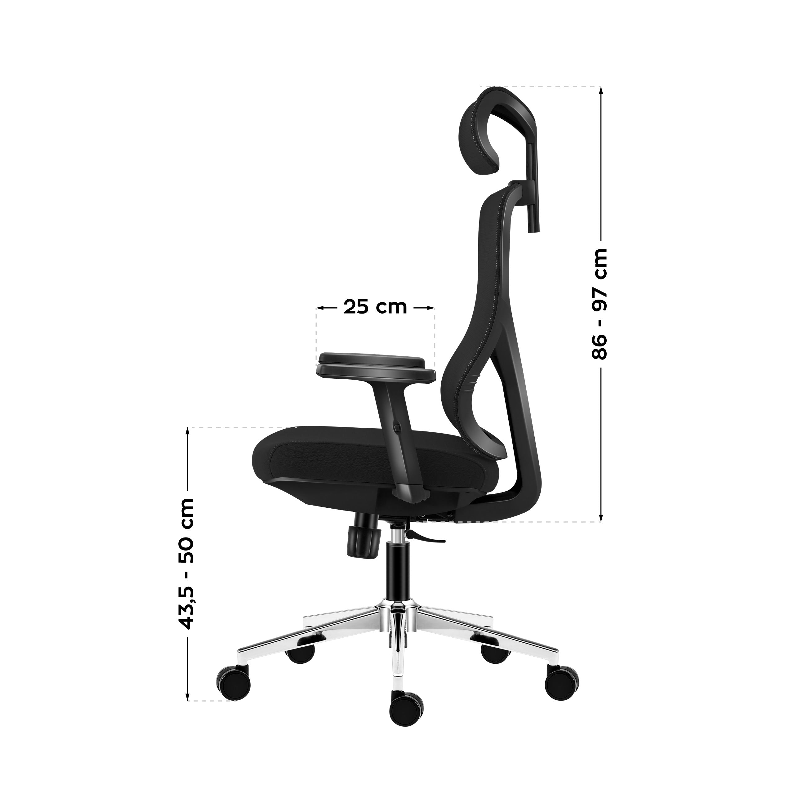 Ergonomická židle Mark Adler Manager 3.3, černá 