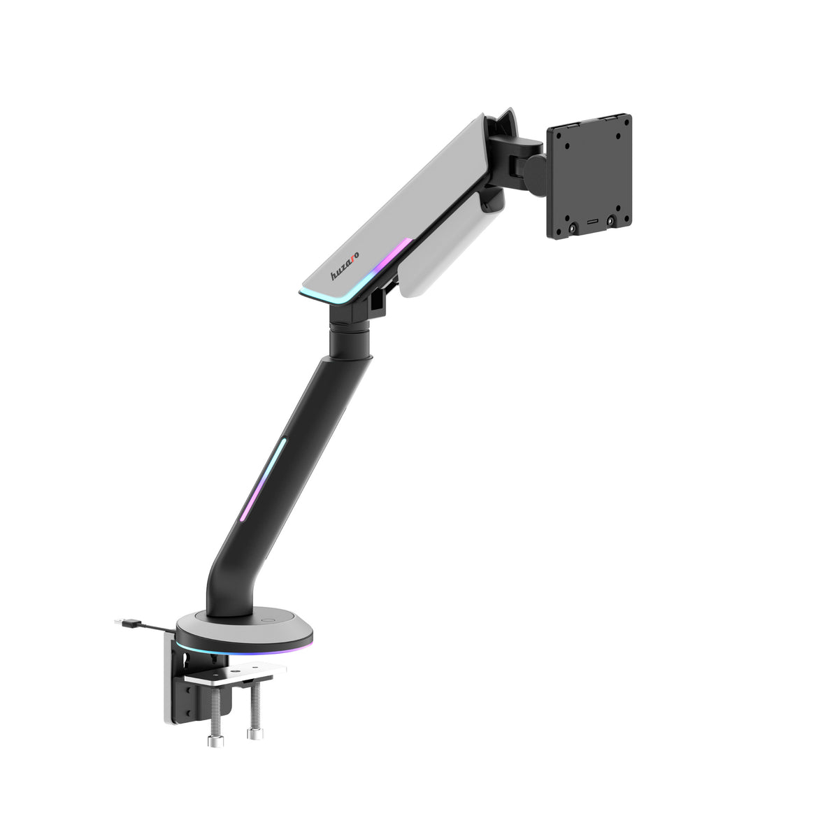 Rameno na monitor s RGB LED Huzaro Motion 1.8