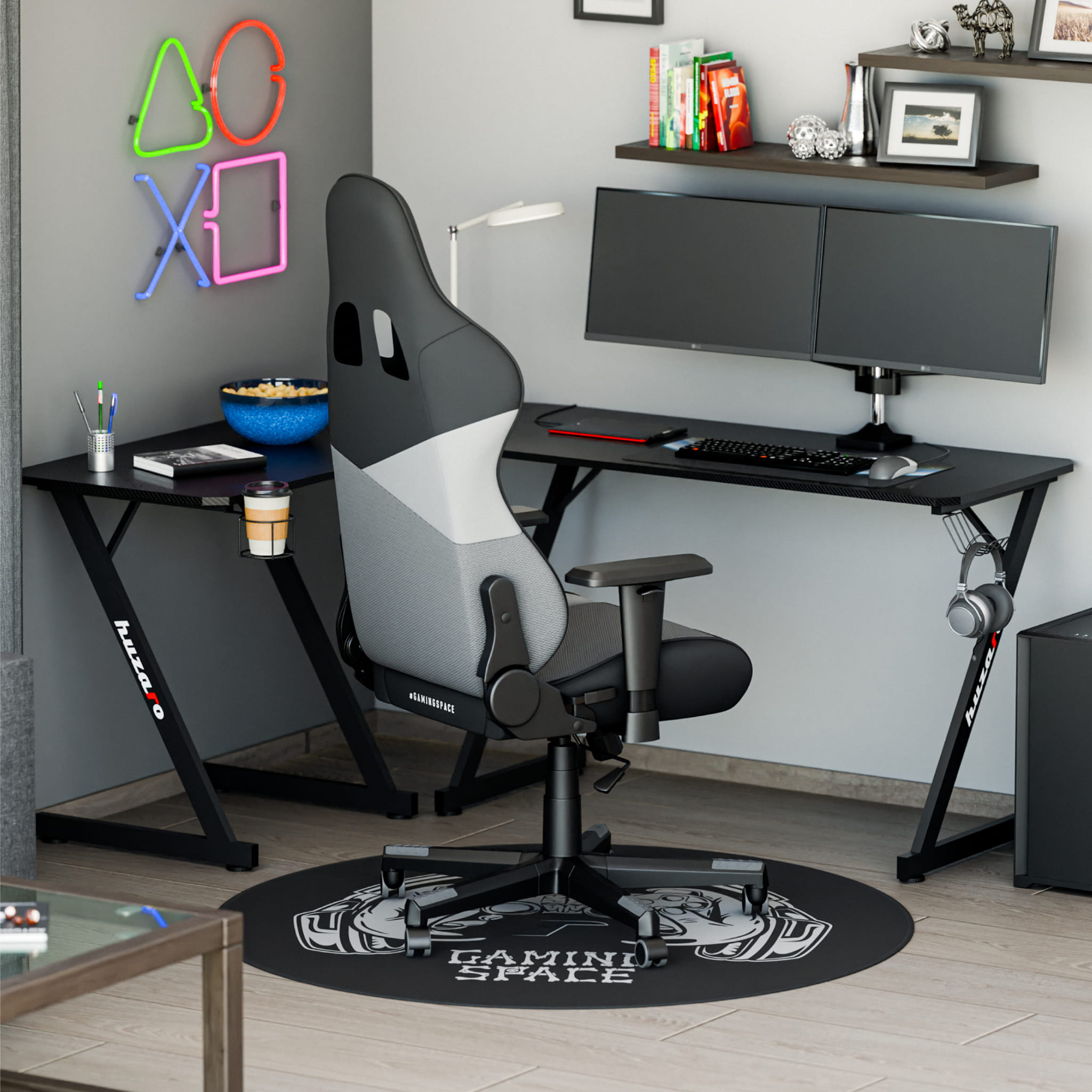 Herní podložka Huzaro FloorMat 6.0 pod židli 