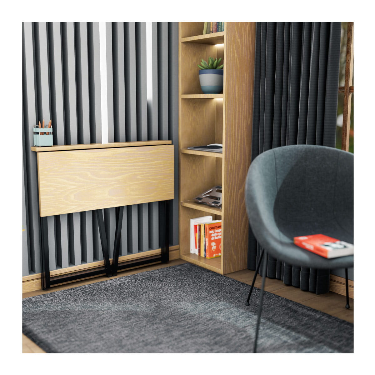 Skládací psací stůl Mark Adler Leader 1.5 Craft 80 cm 