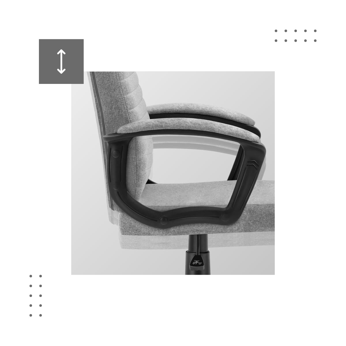 Kancelářská židle Mark Adler Boss 2.5 šedá 