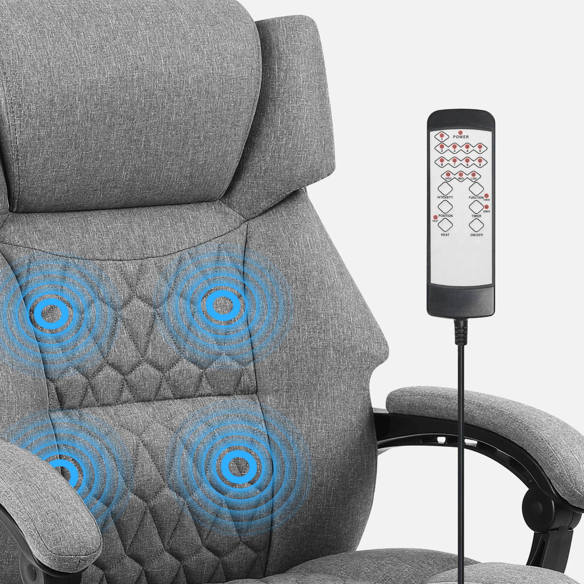 Kancelářská židle Mark Adler Boss 6.0 šedá 