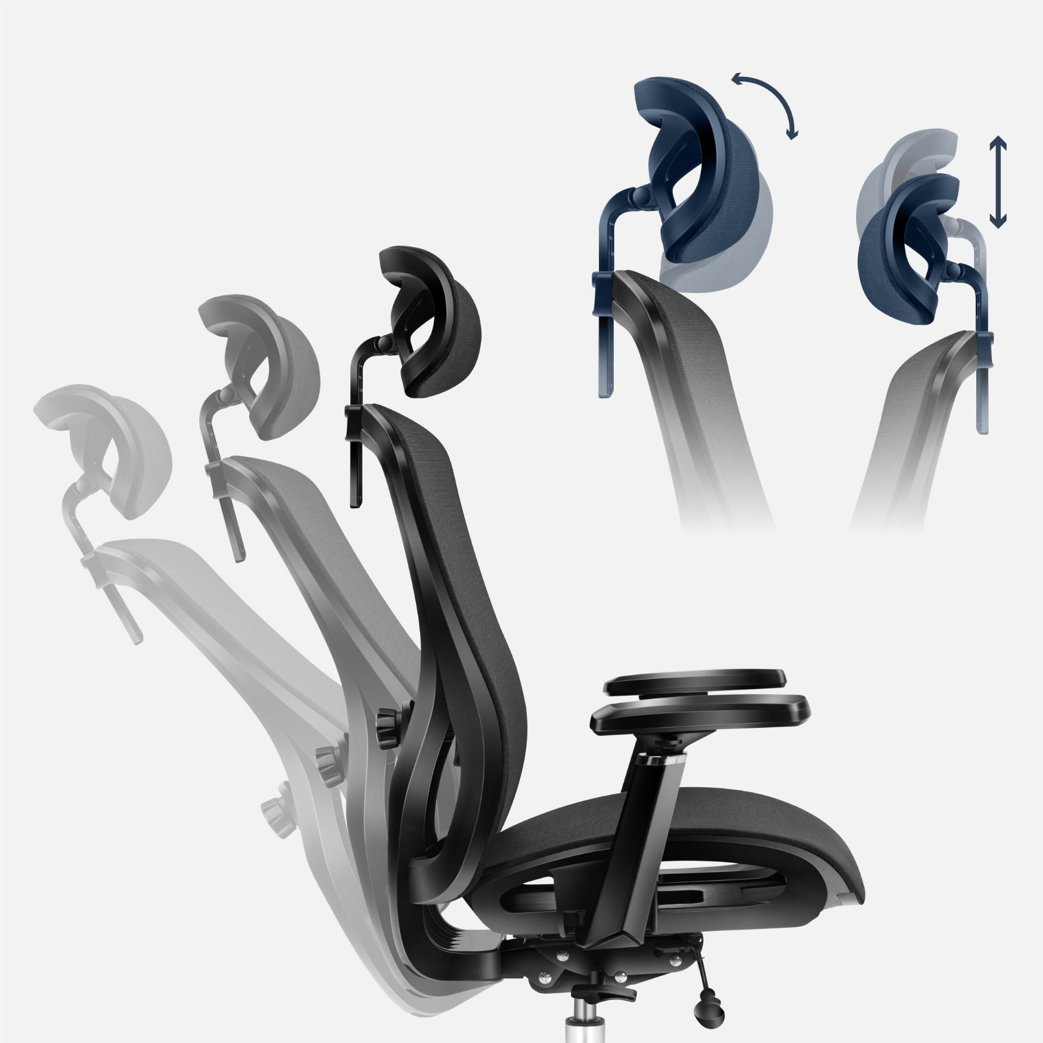 Ergonomická židle Mark Adler Expert 5.3 Black Mesh 