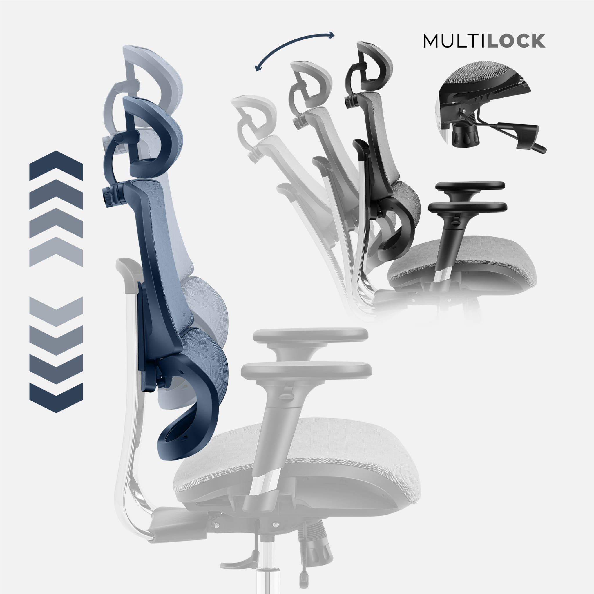 Ergonomická židle Mark Adler Expert 7.9 šedá 