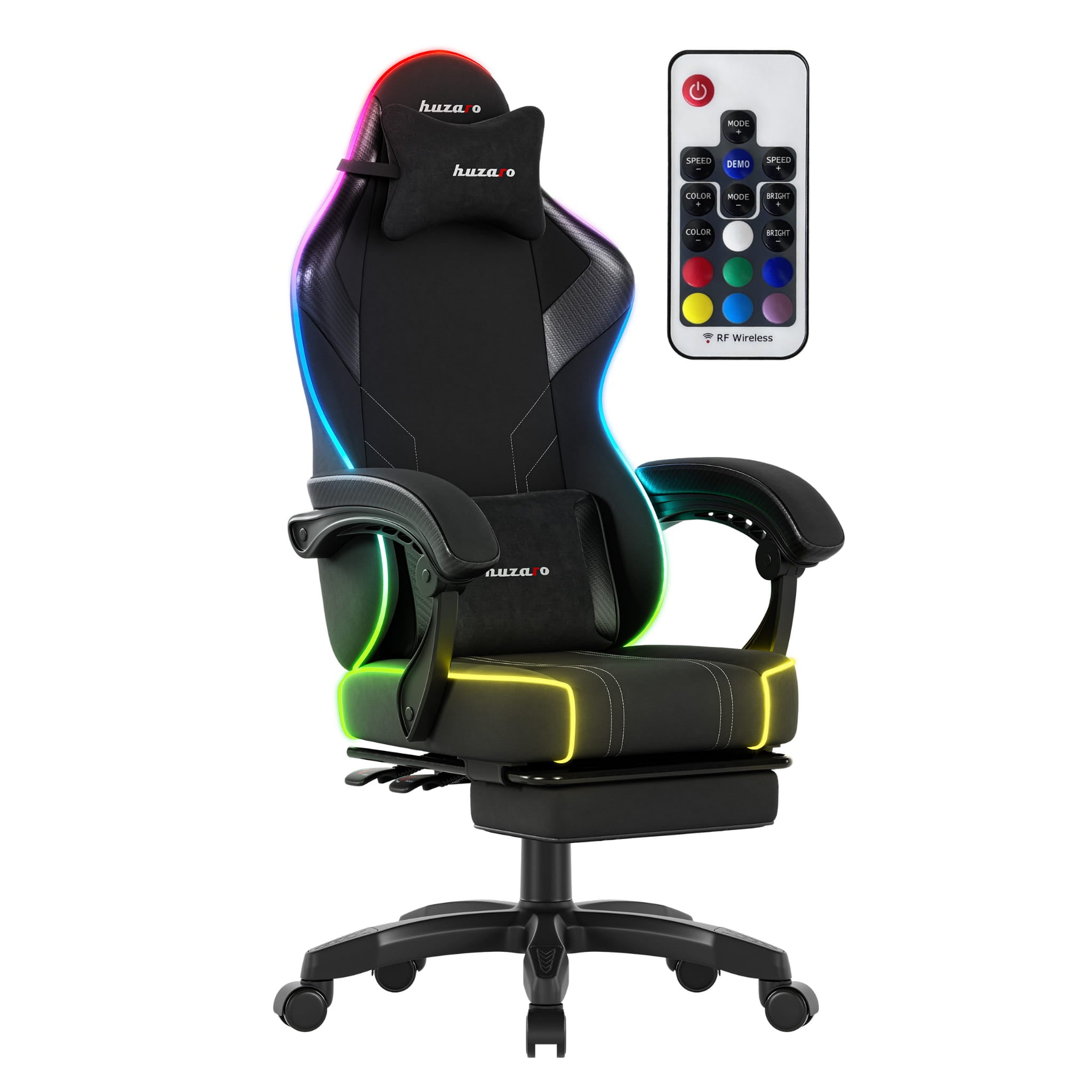 Herní židle Huzaro Force 3.7 RGB černá 