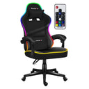Herní židle Huzaro FORCE 4.4 RGB s černým síťovaným podsvícením 