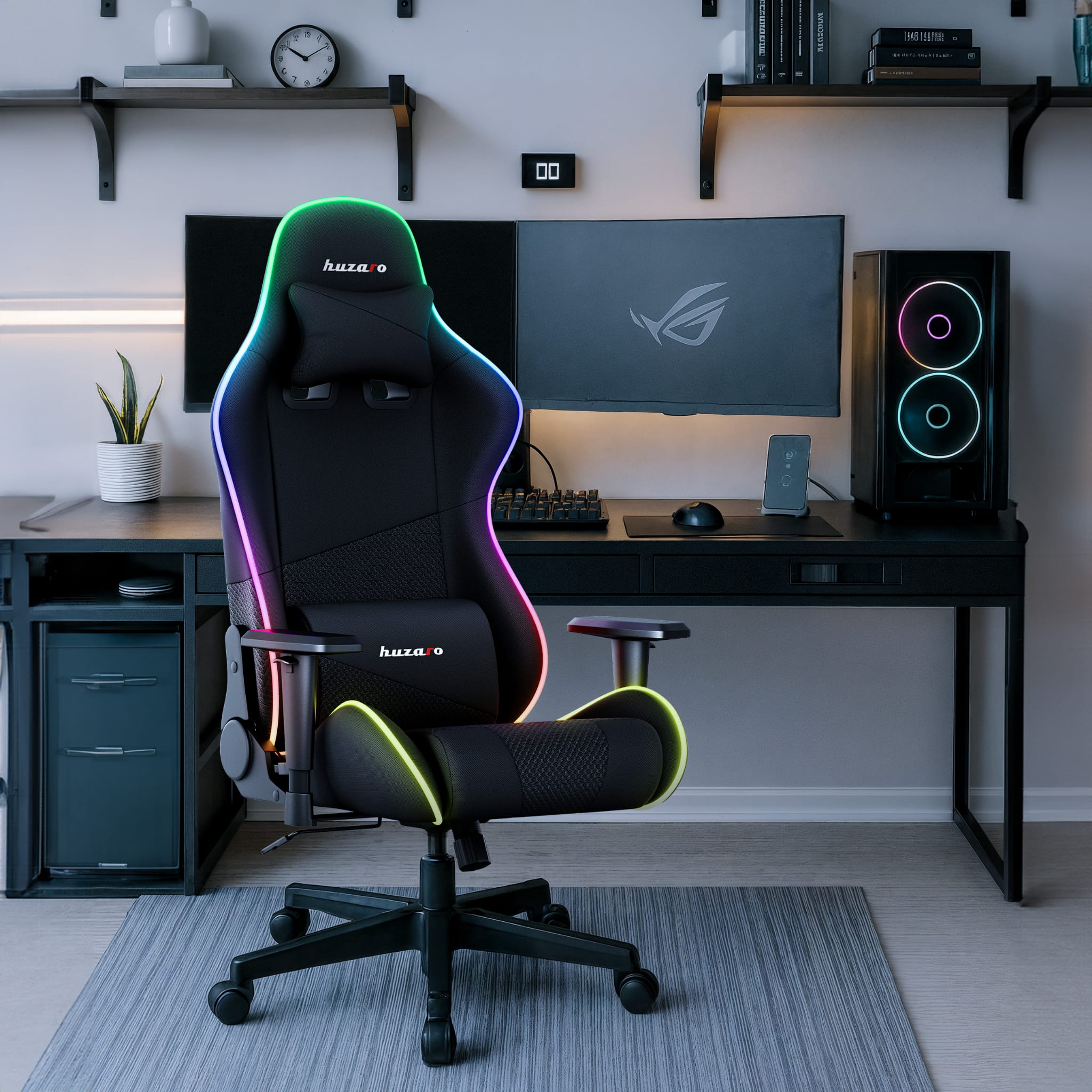 Herní židle HUZARO FORCE 6.2 Mesh RGB LED 