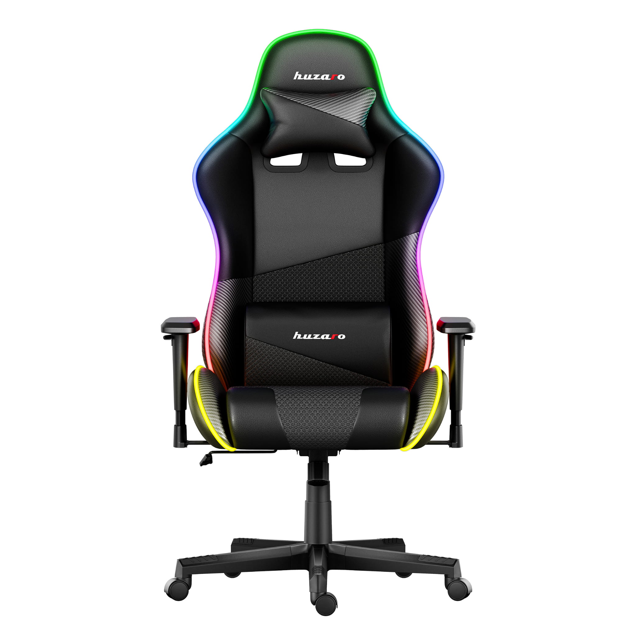 Herní židle HUZARO FORCE 6.2 Black RGB LED 