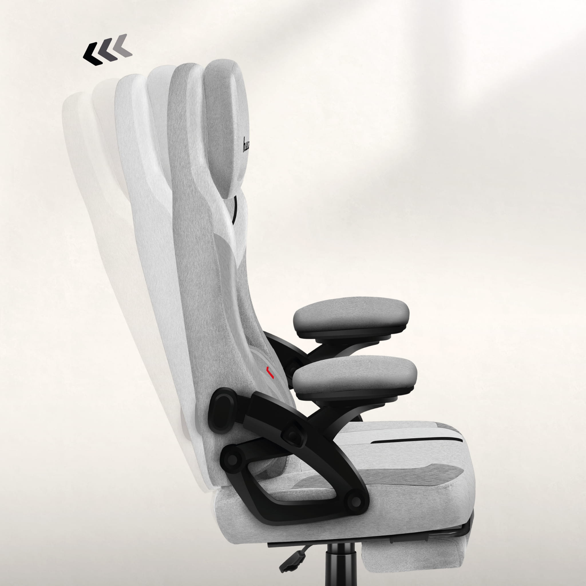 Herní židle Huzaro Force 4.6 šedá 