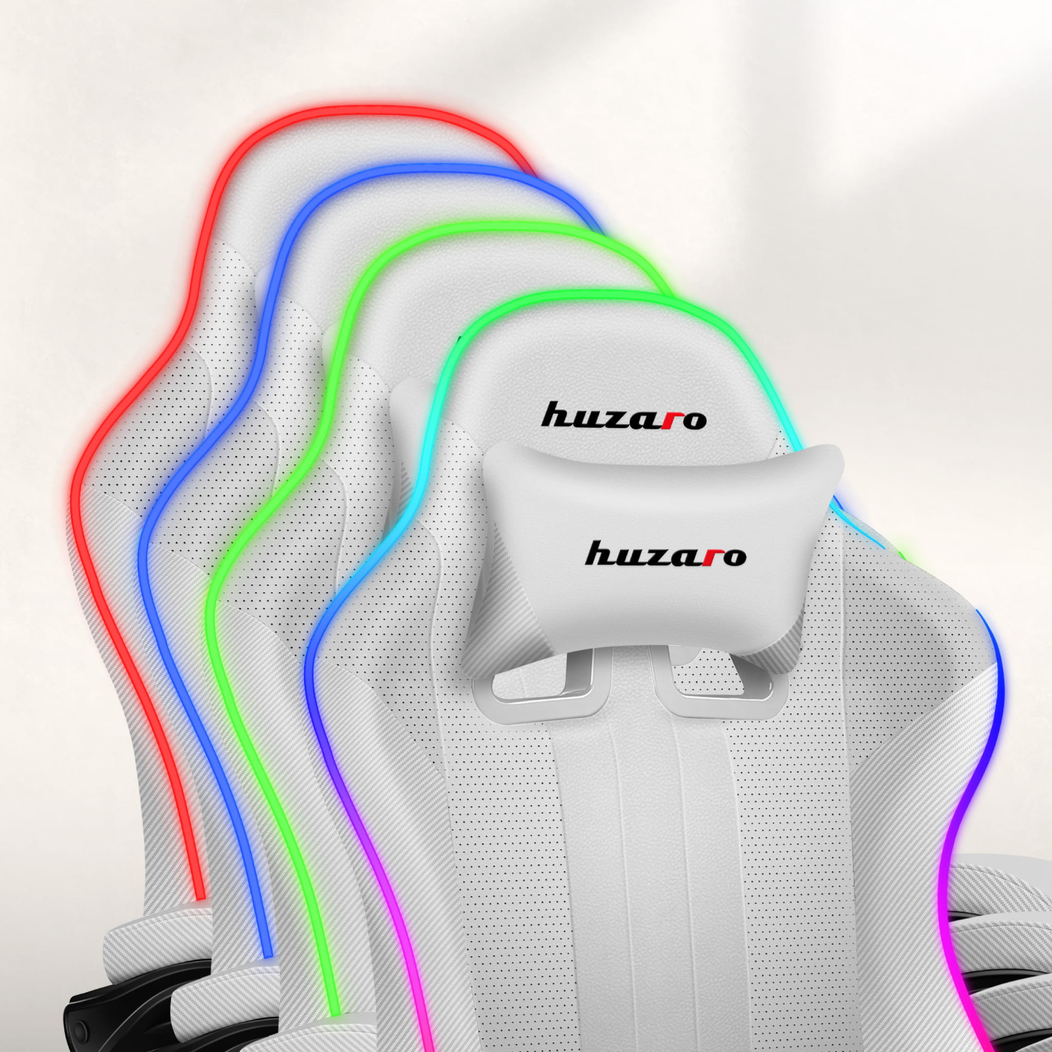Herní židle HUZARO Force 4.7 White RGB 