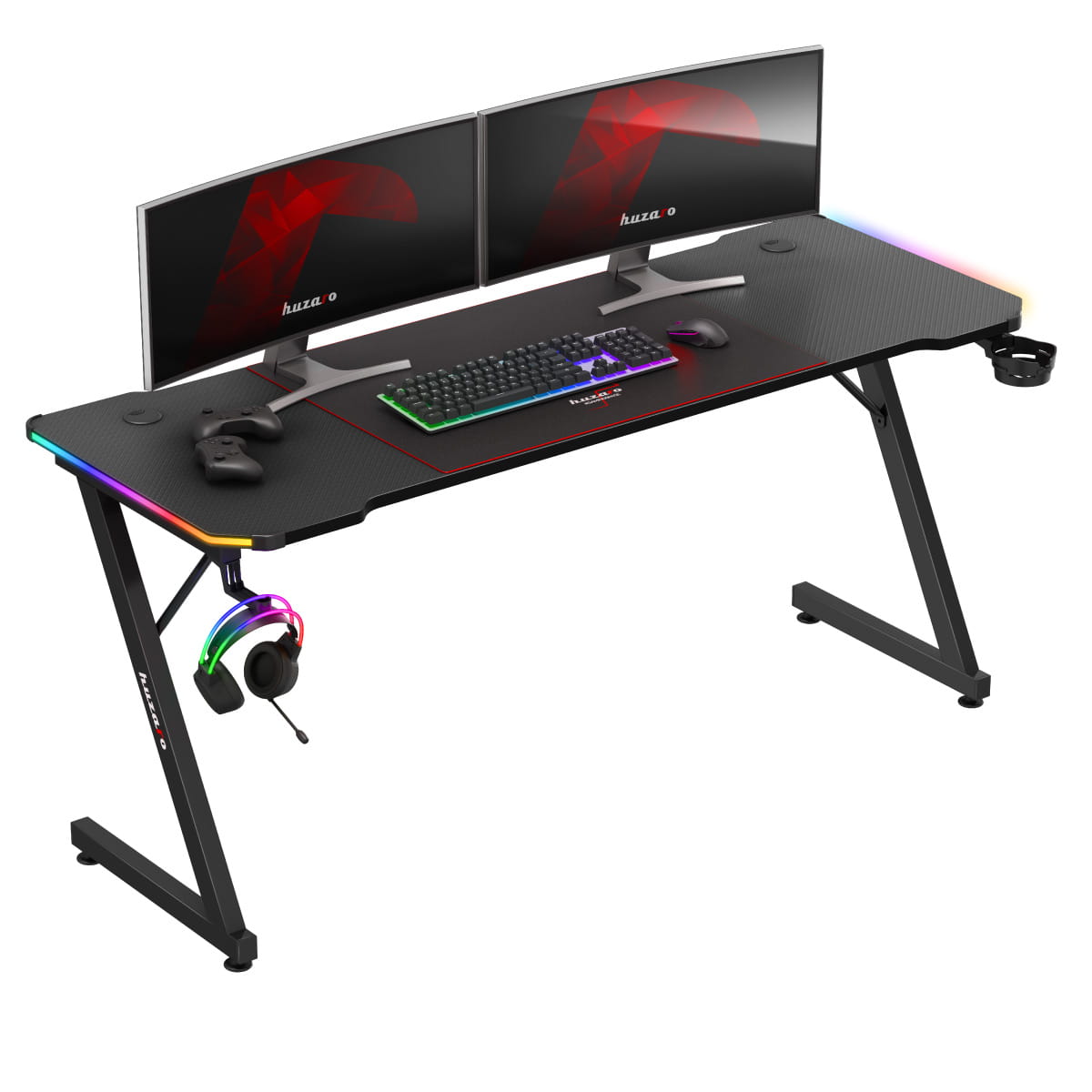 Herní stůl Huzaro Hero 4.8 RGB 160 cm 